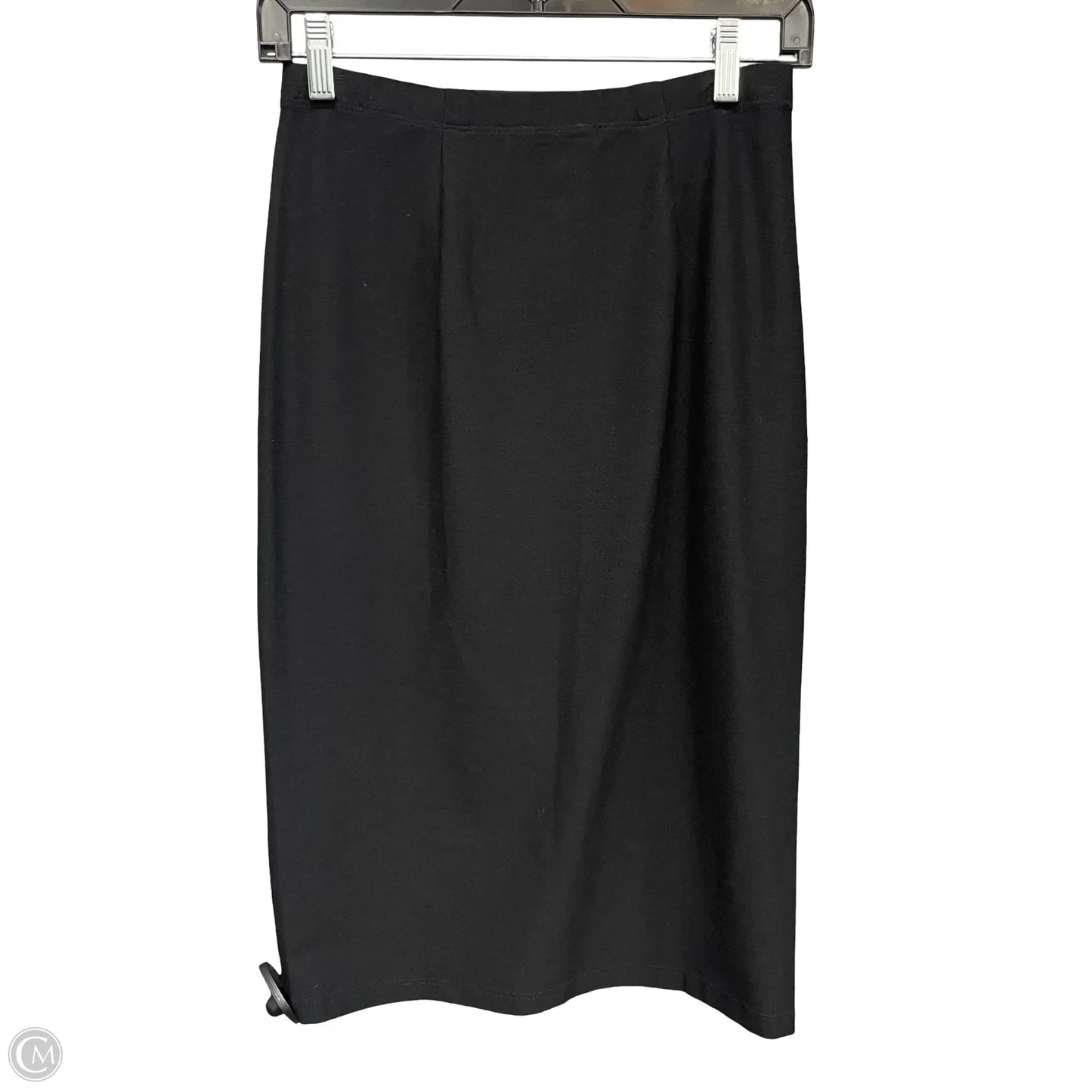Skirt Midi By Eileen Fisher In Black, Size: Xxs