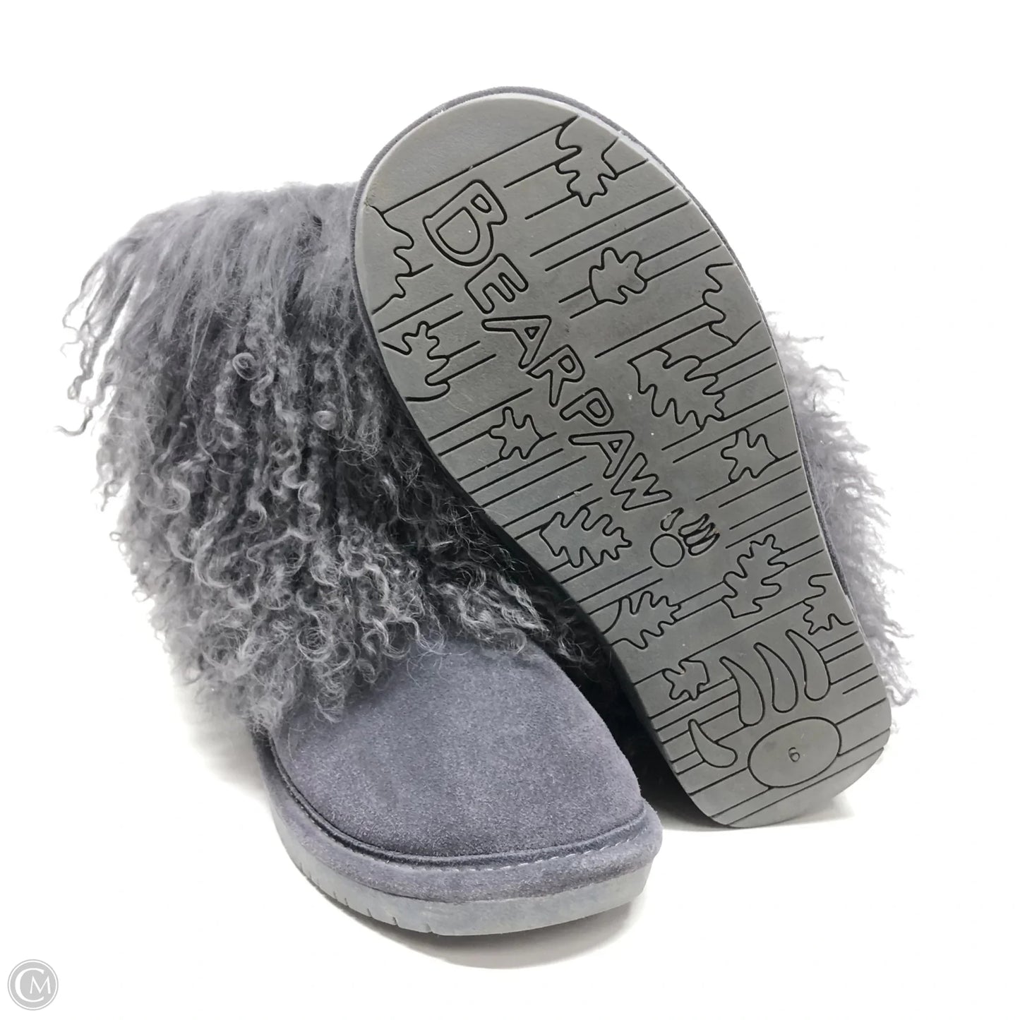 Boots Ankle Flats By Bearpaw In Grey, Size: 6