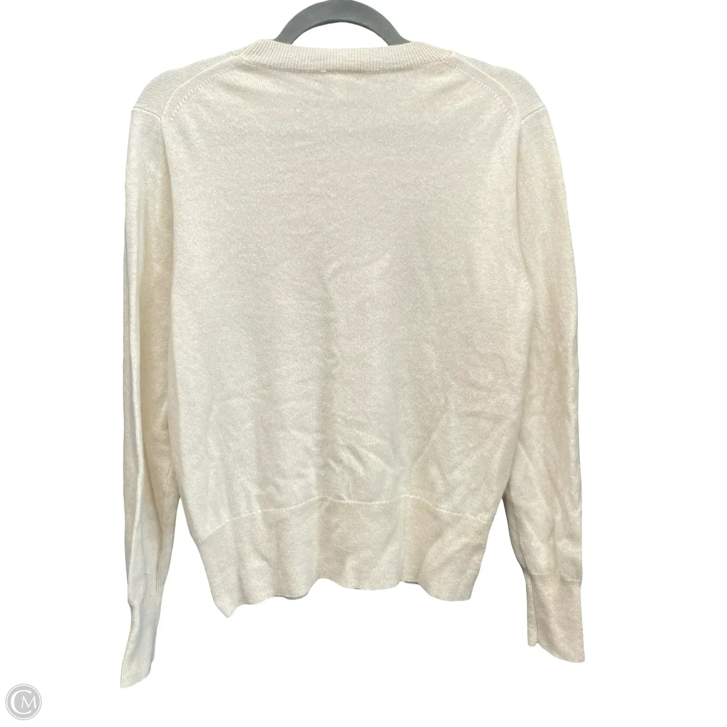 Sweater Cashmere By J. Crew In Cream, Size: L