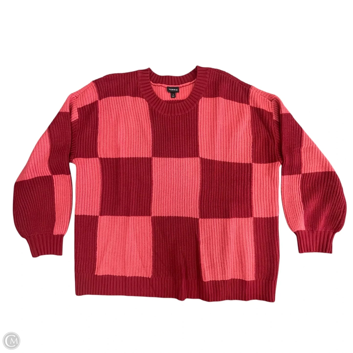 Sweater By Torrid In Red, Size: 1x