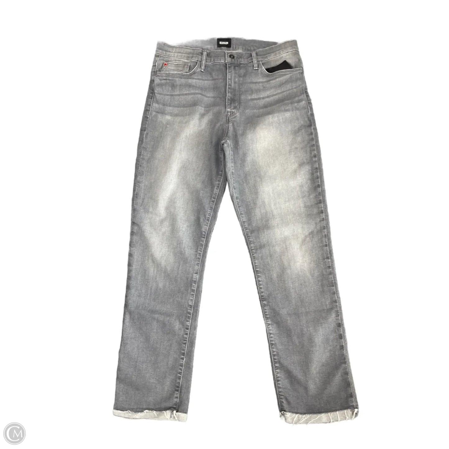 Jeans Straight By Hudson In Grey Denim, Size: 14