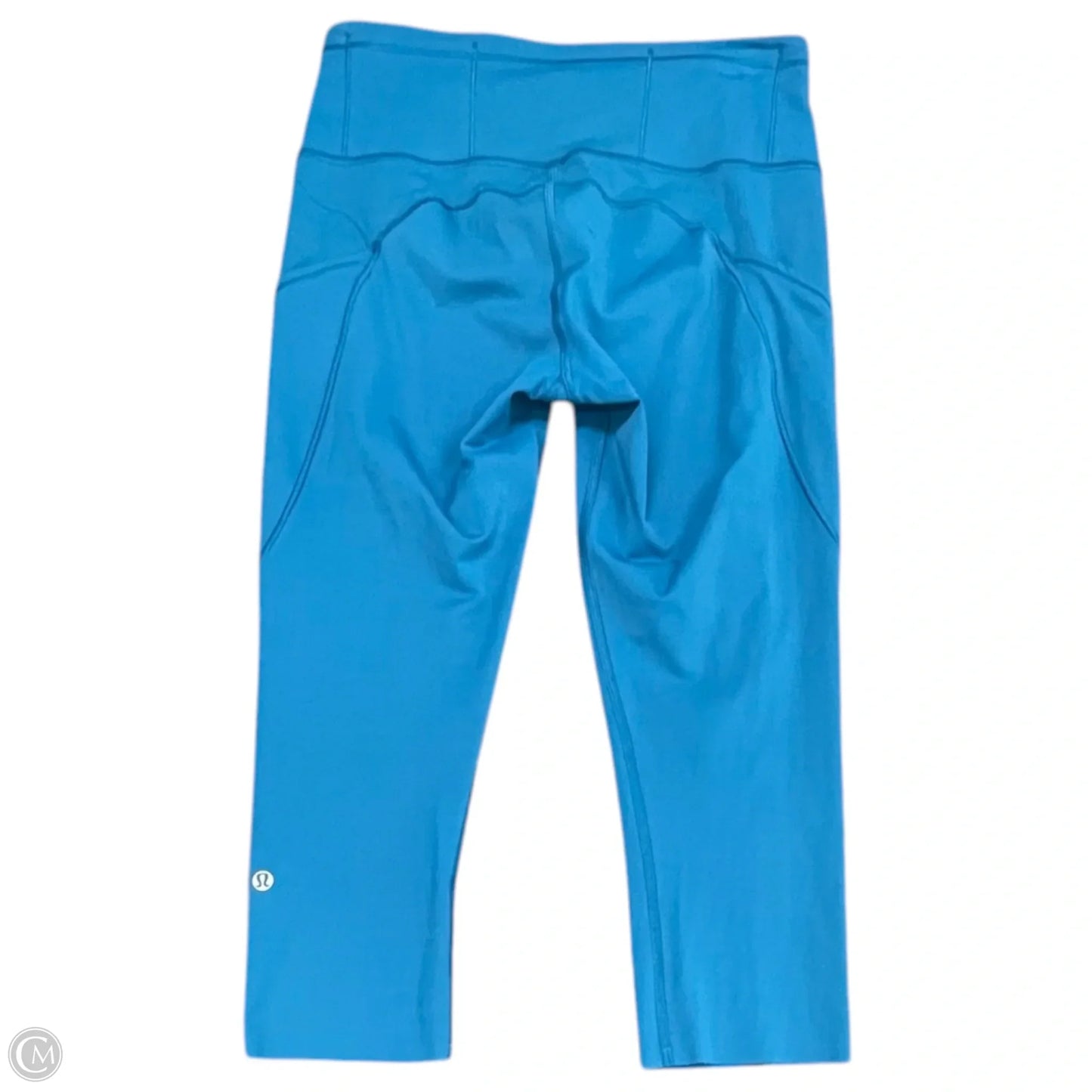 Athletic Leggings Capris By Lululemon In Blue, Size: 6