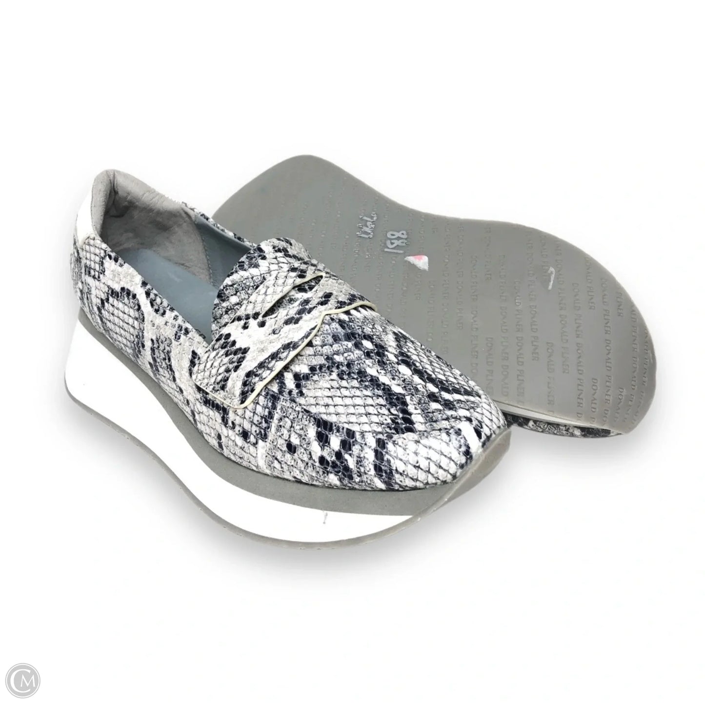 Shoes Sneakers Platform By Donald Pliner In Snakeskin Print, Size: 6.5