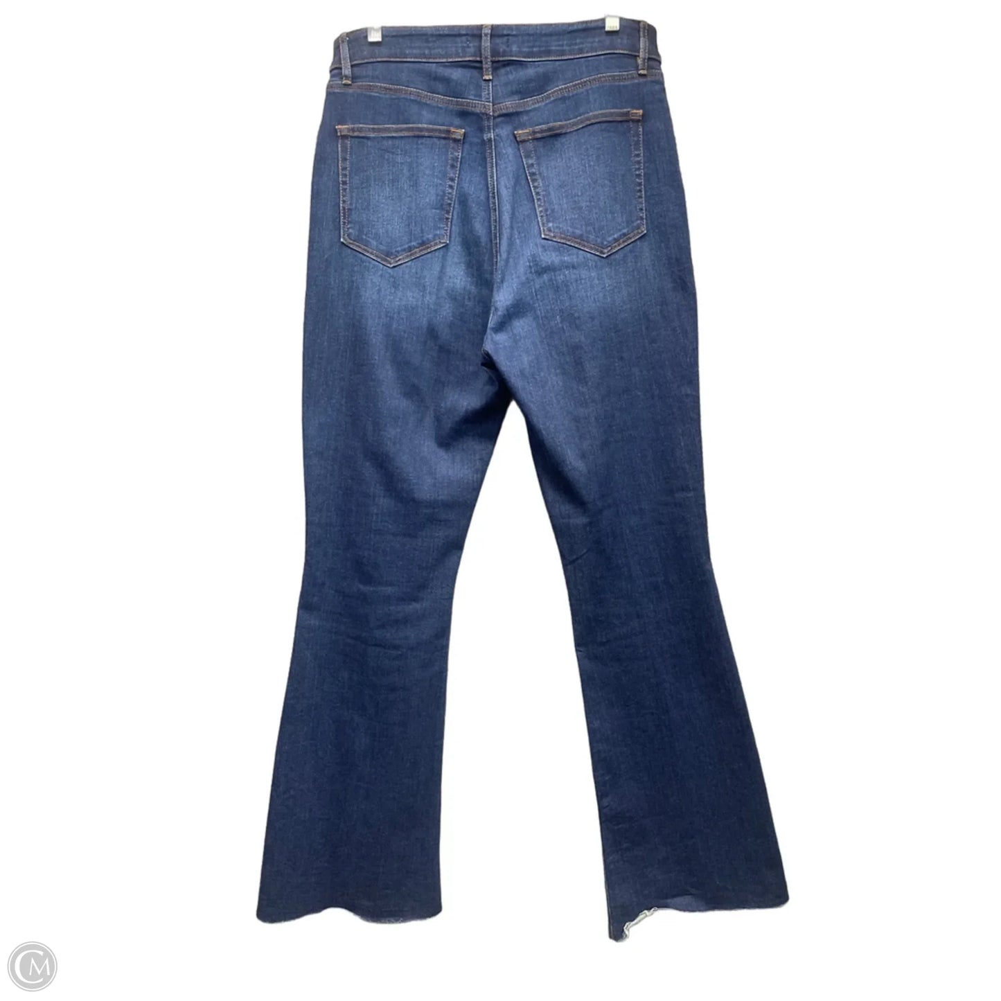 Jeans Flared By Loft In Blue Denim, Size: 10