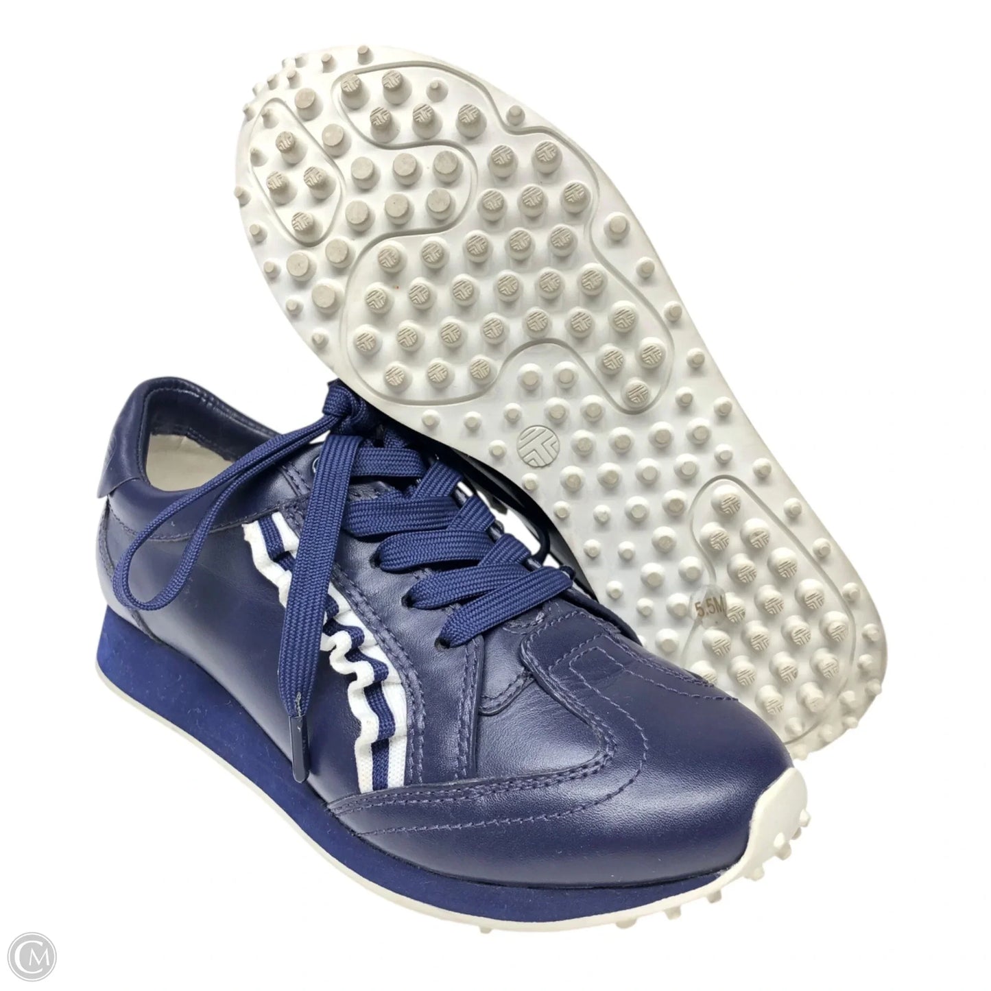 Shoes Designer By Tory Burch In Blue, Size: 5.5