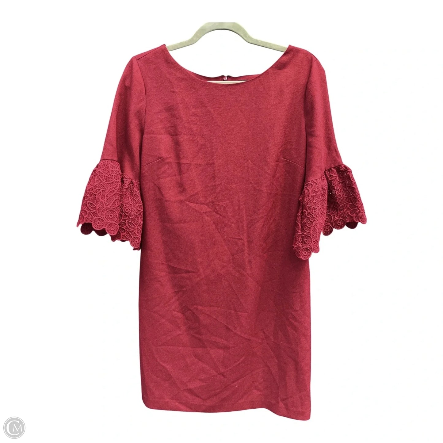 Dress Designer By Karl Lagerfeld In Maroon, Size: 8