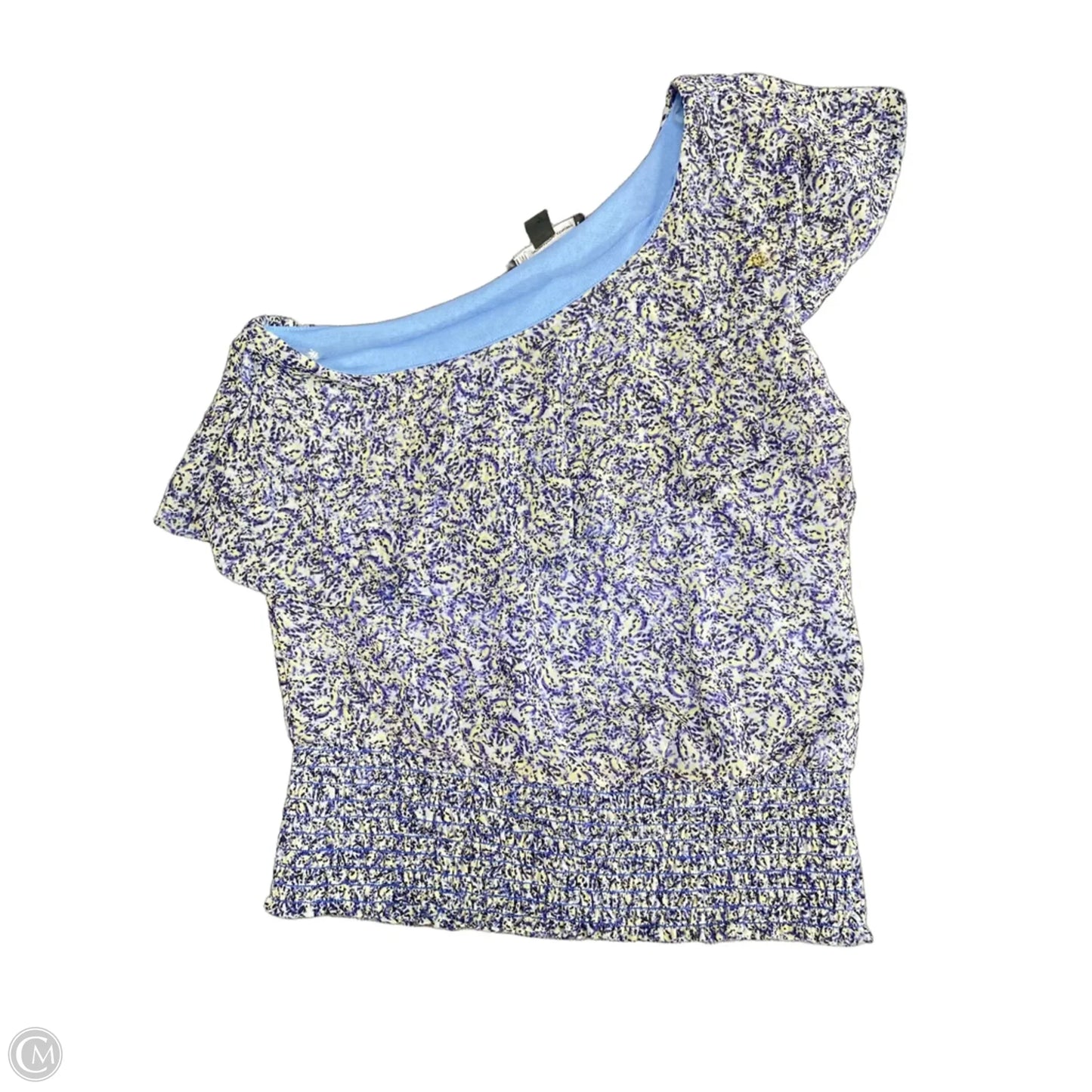 Top Sleeveless By Inc In Blue & Yellow, Size: Xs