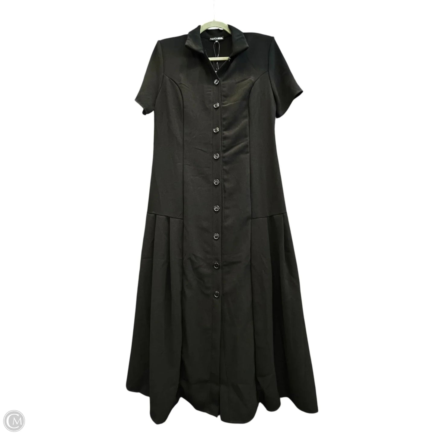 Dress Casual Midi By Fashion Nova In Black, Size: M