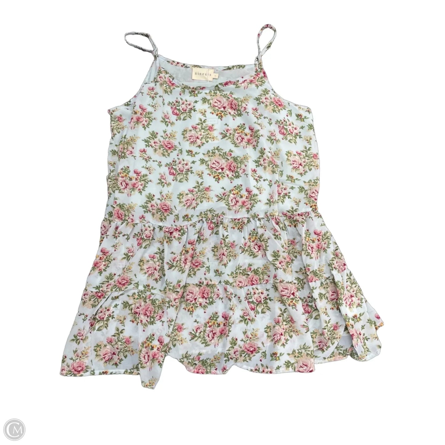 Tunic Sleeveless By Ninexis In Floral Print, Size: L