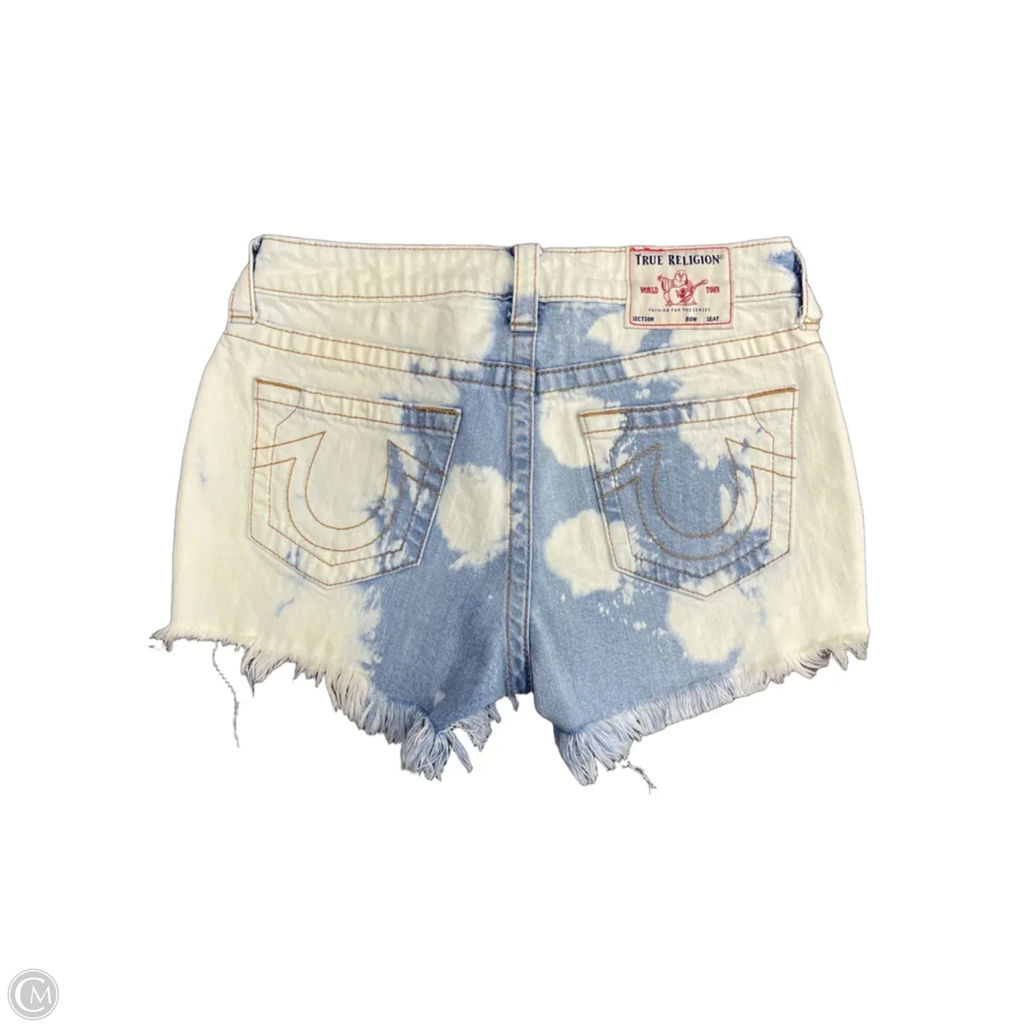 Shorts By True Religion In Blue & White, Size: 2