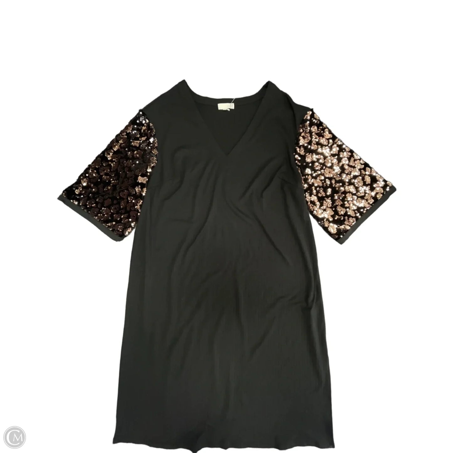 Dress Casual Midi By Ro & De In Black, Size: 1x