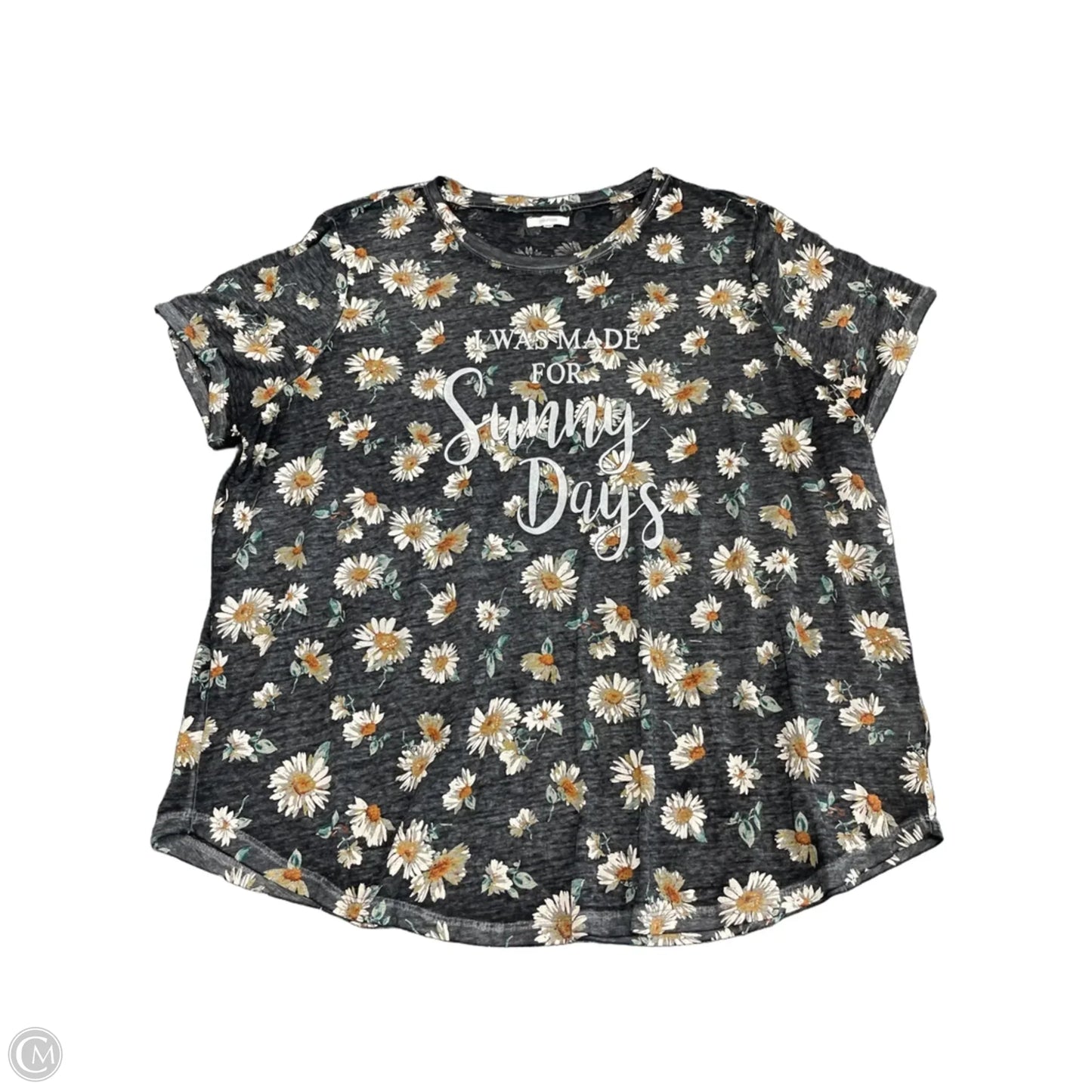 Top Short Sleeve By Maurices In Floral Print, Size: 2x
