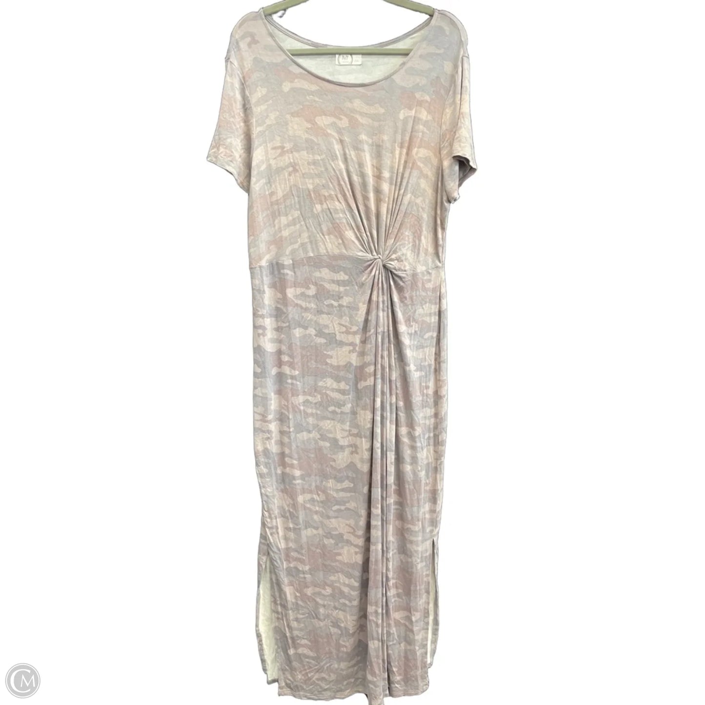 Dress Casual Midi By Maurices In Camouflage Print, Size: L