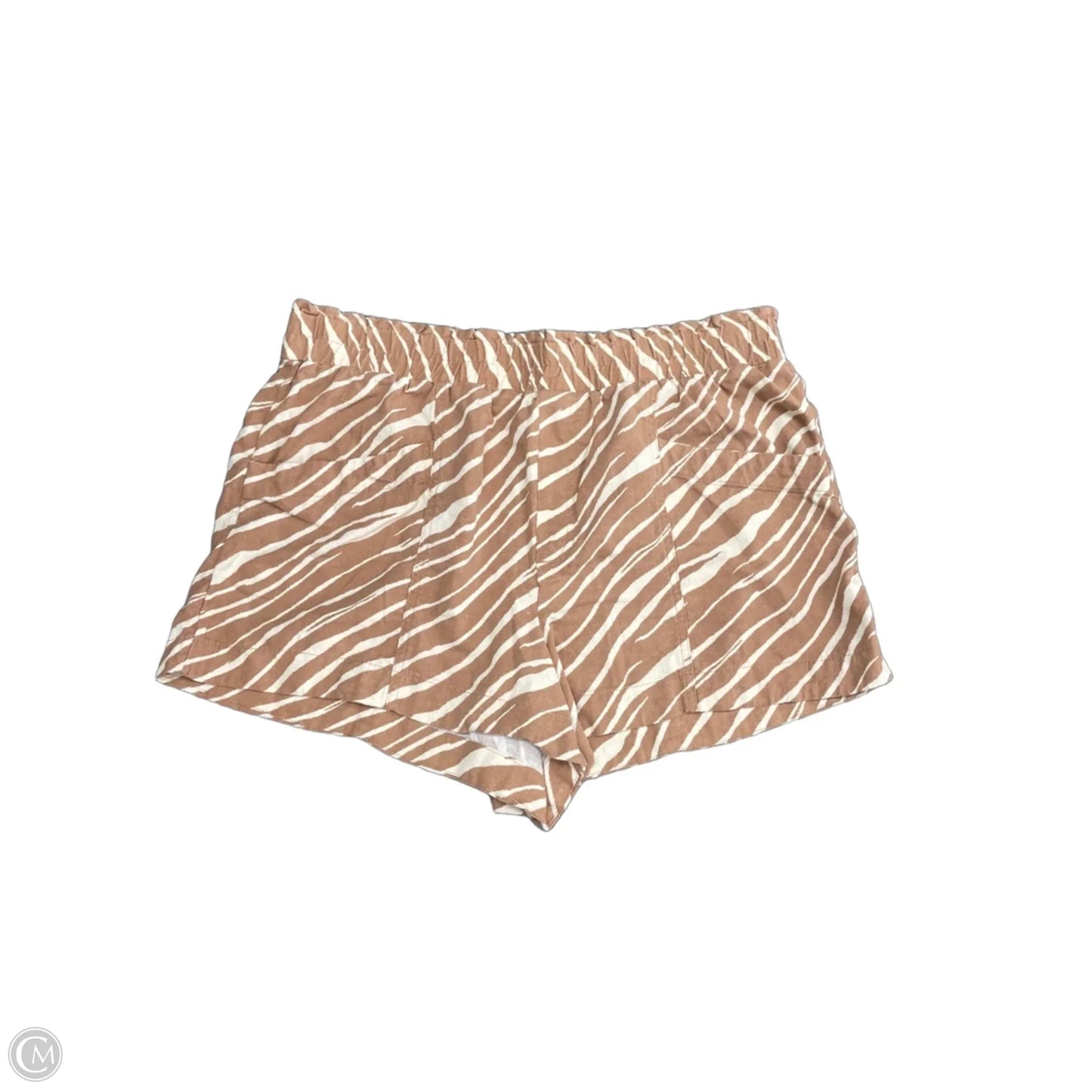 Shorts By A New Day In Brown & Cream, Size: Xl