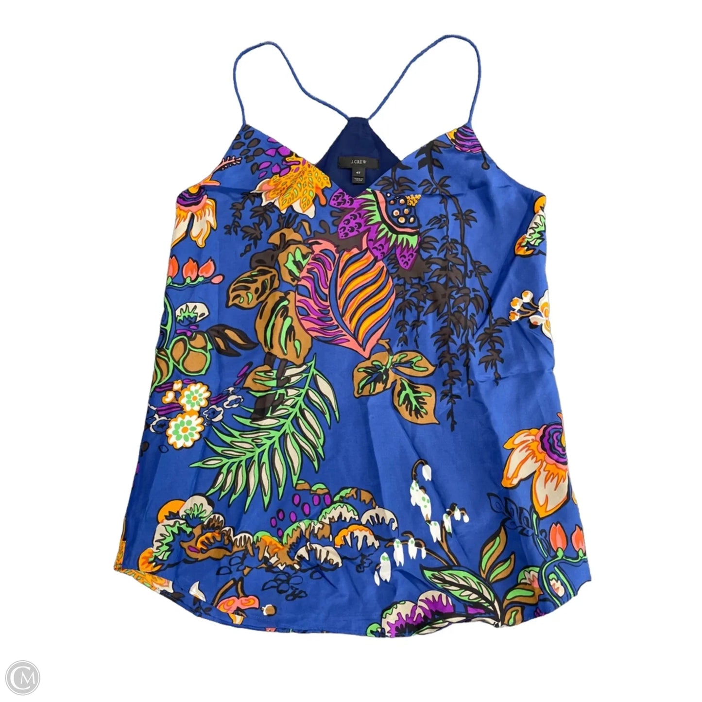 Top Sleeveless By J. Crew In Blue, Size: 4
