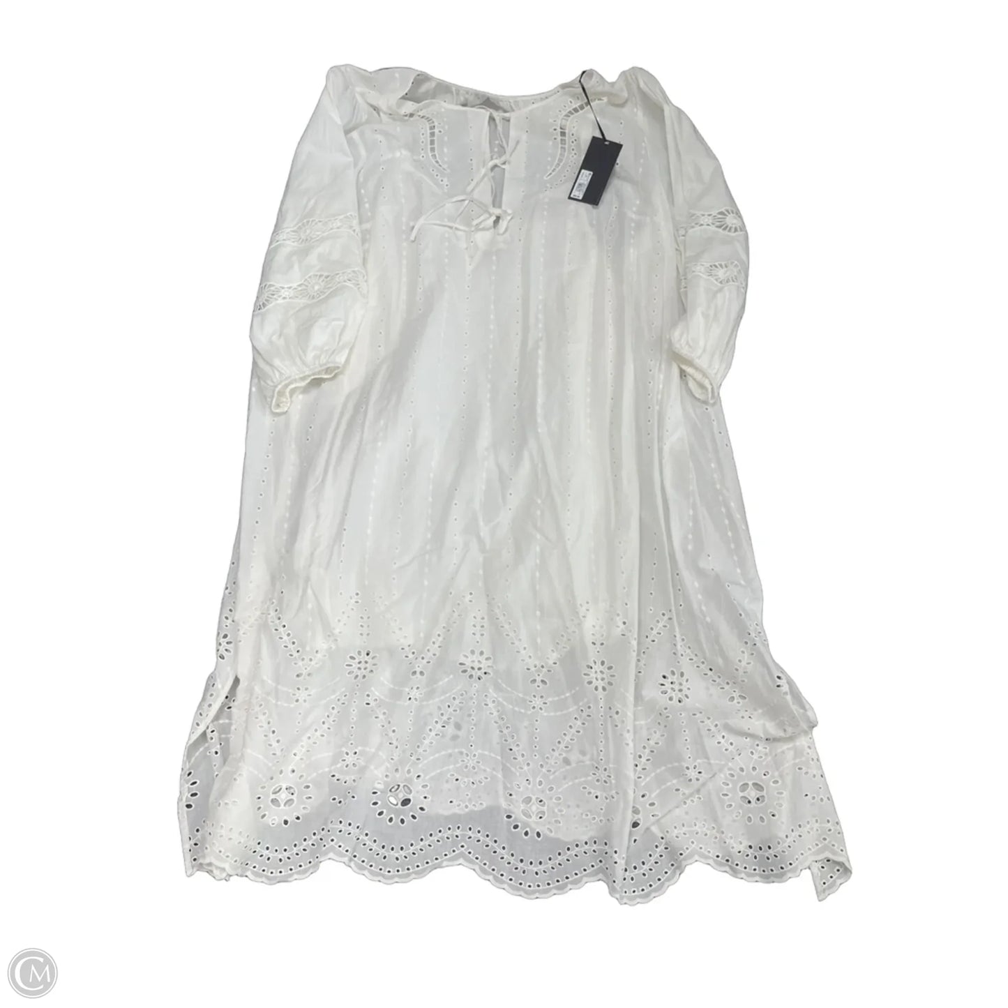 Dress Casual Midi By Future Collective In White, Size: 3x