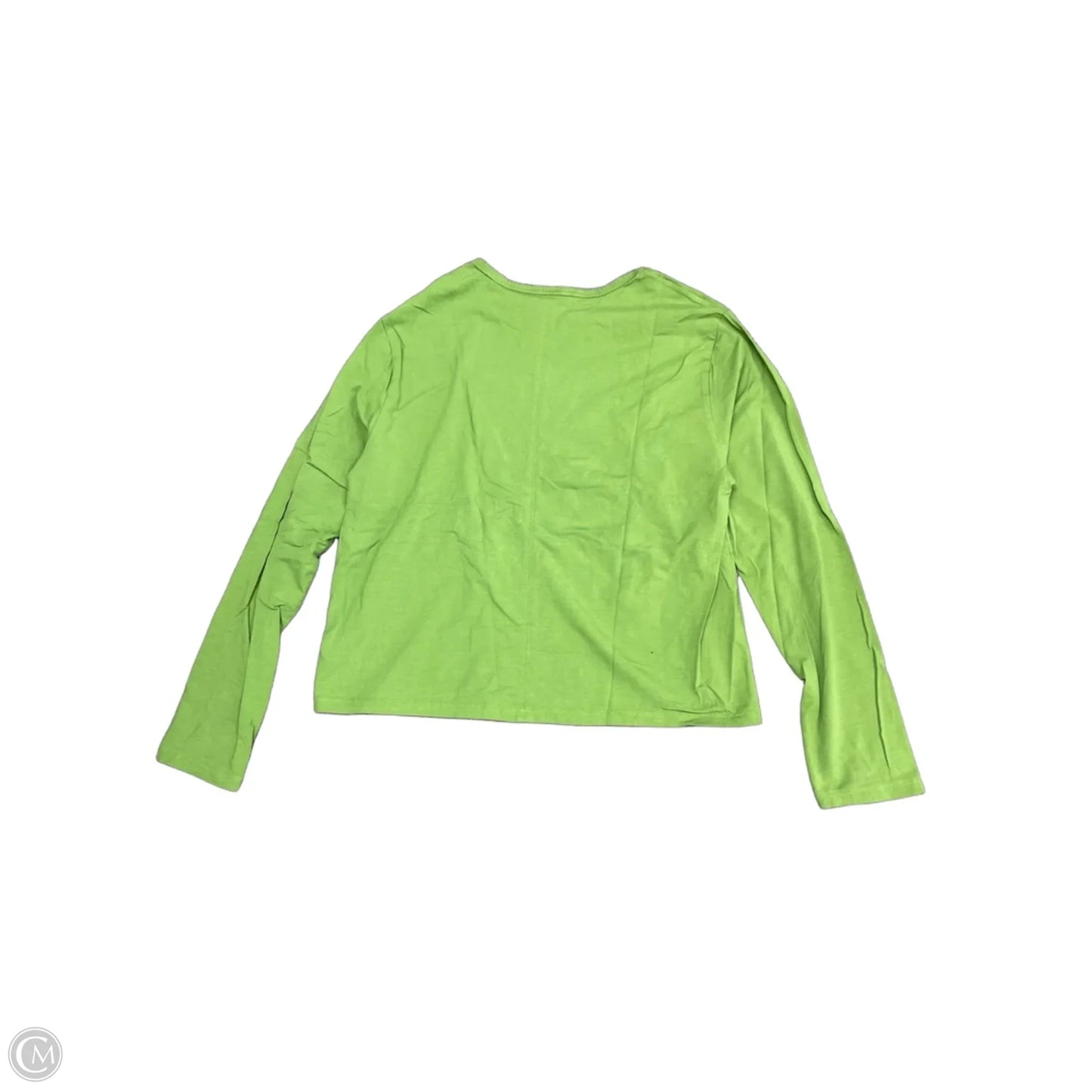 Athletic Top Long Sleeve Crewneck By Athleta In Green, Size: L