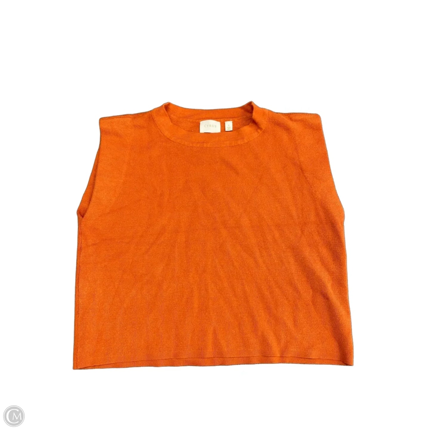 Top Sleeveless By Cyrus In Orange, Size: S