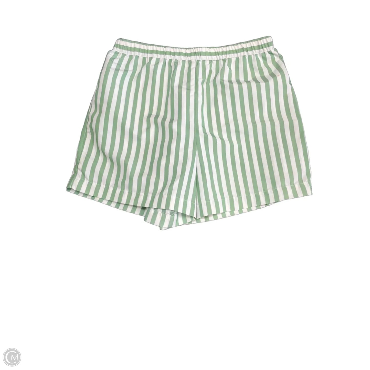 Shorts Set By Clothes Mentor In Green & White, Size: S