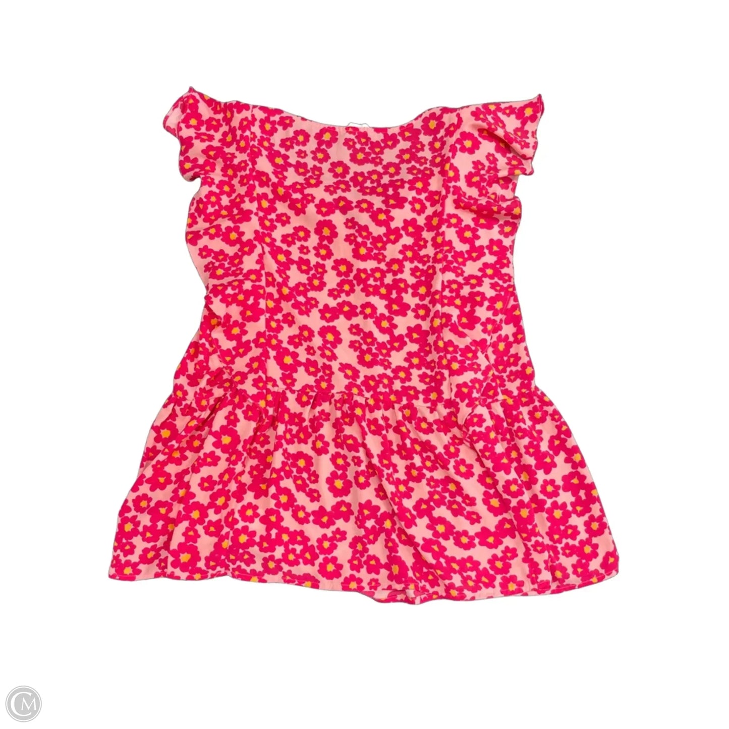 Top Short Sleeve By Emily Wonder In Animal Print, Size: 2x