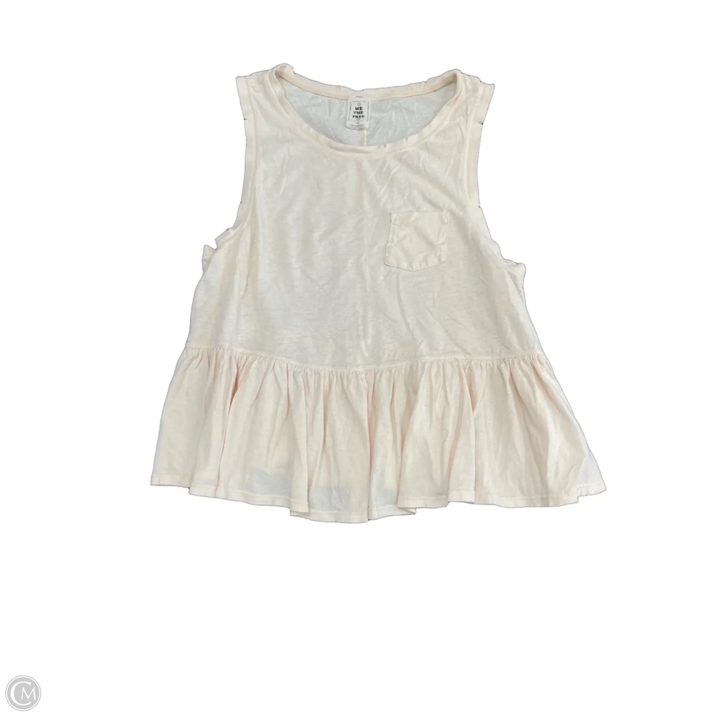 Top Sleeveless By We The Free In Beige, Size: L