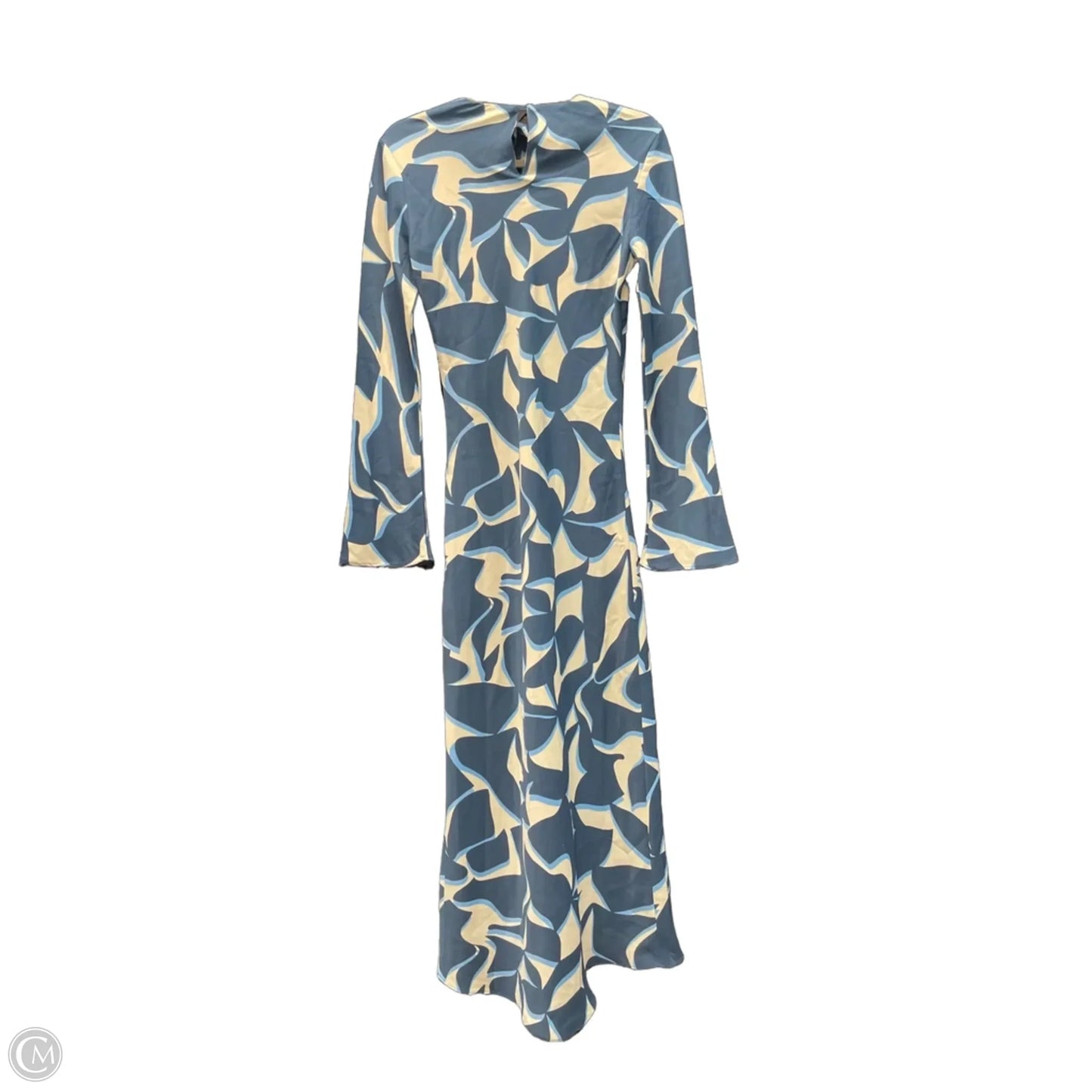 Dress Casual Maxi By Lucy Paris In Blue & Cream, Size: Xs