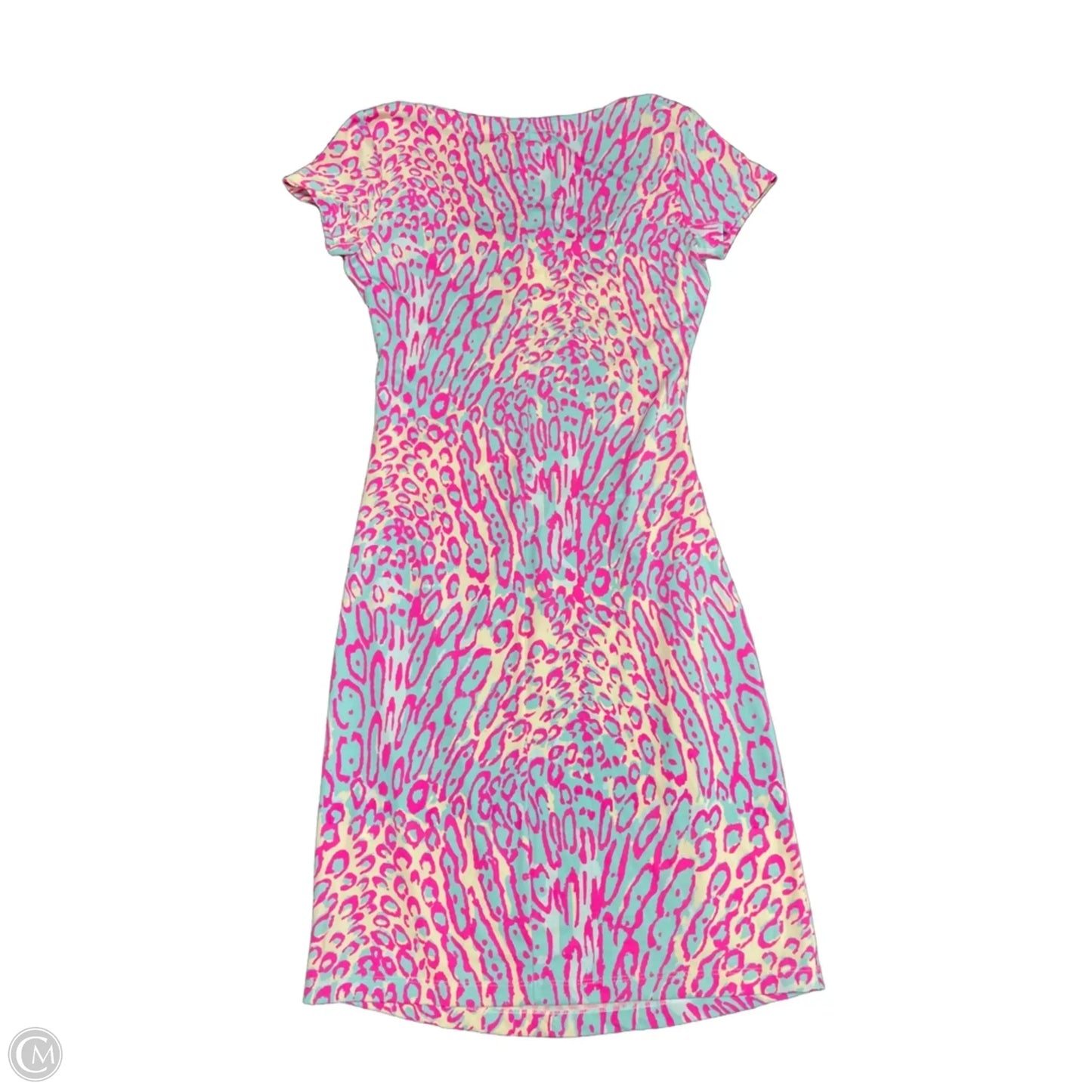 Dress Casual Short By Julie Brown In Blue & Pink, Size: S