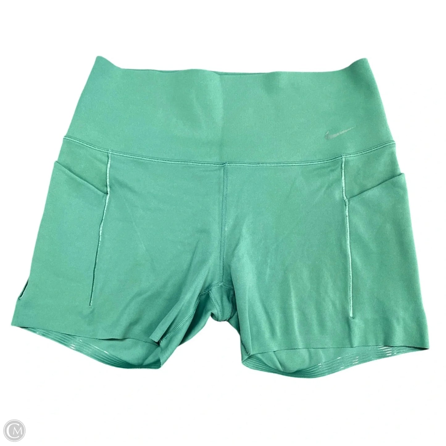 Athletic Shorts By Nike Apparel In Green, Size: L