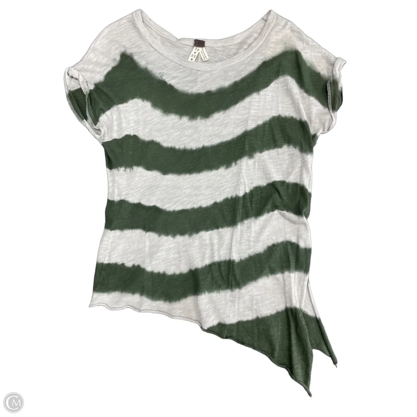 Tunic Short Sleeve By We The Free In Green & Grey, Size: Xs