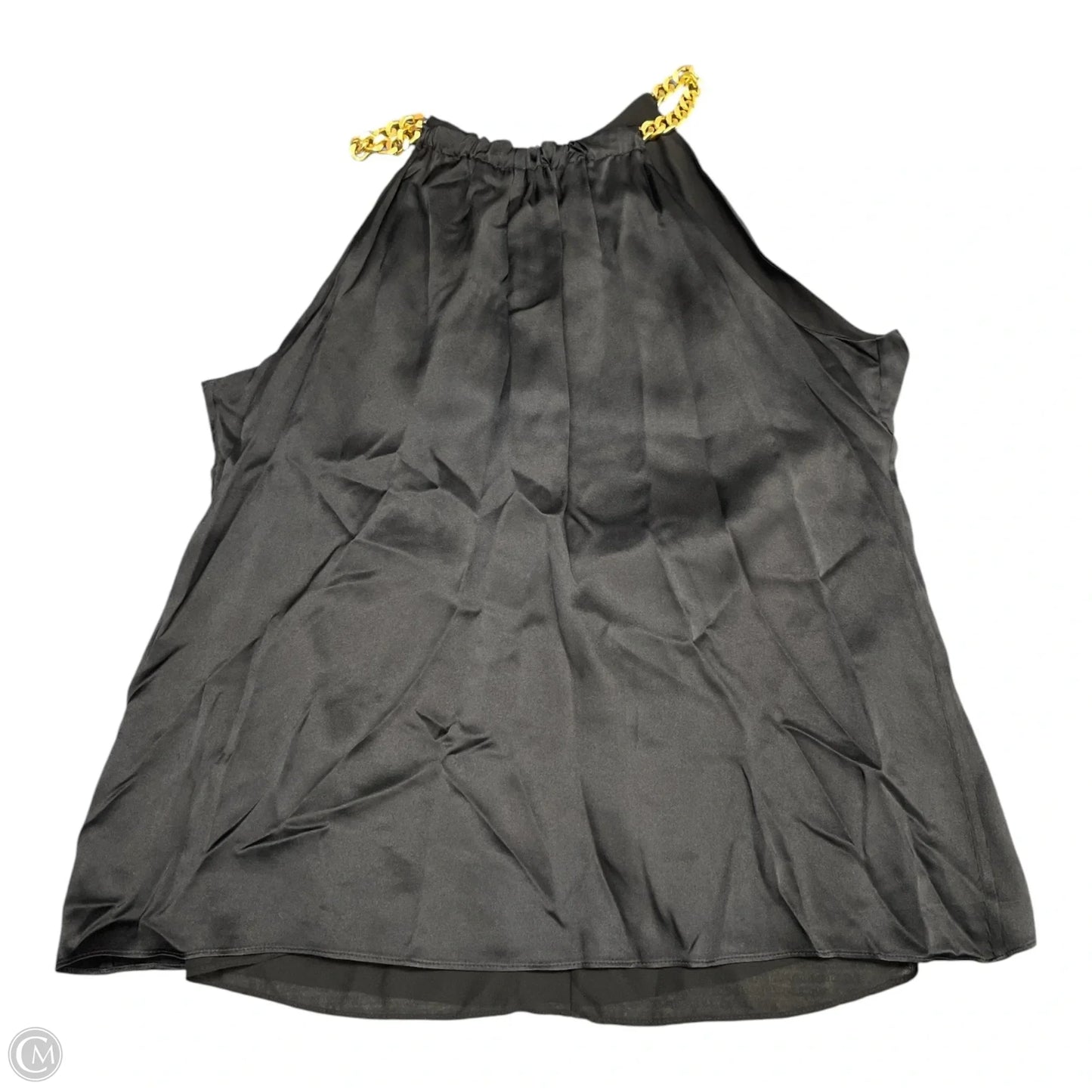 Top Sleeveless By Tahari In Black, Size: L