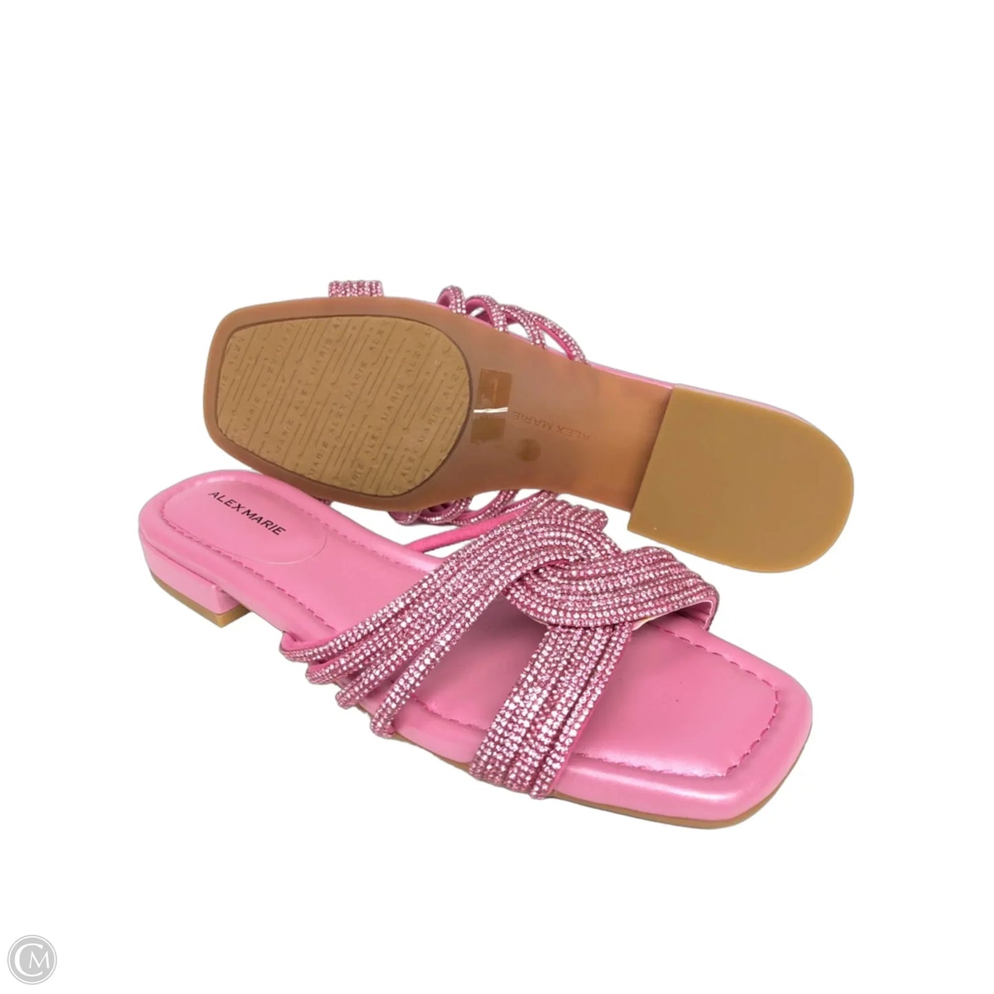 Sandals Flats By Alex Marie In Pink, Size: 8.5