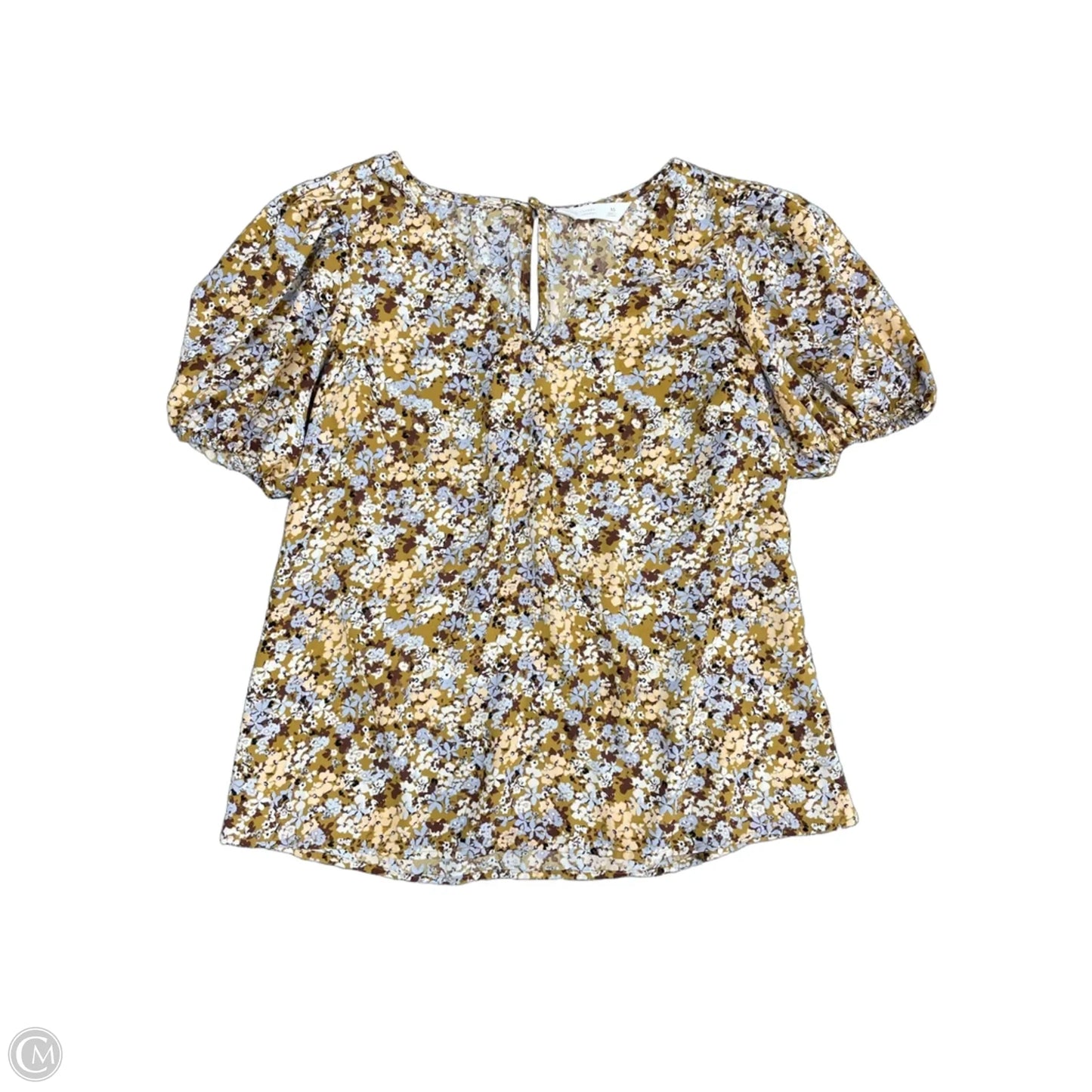 Top Short Sleeve By Lc Lauren Conrad In Brown, Size: Xs