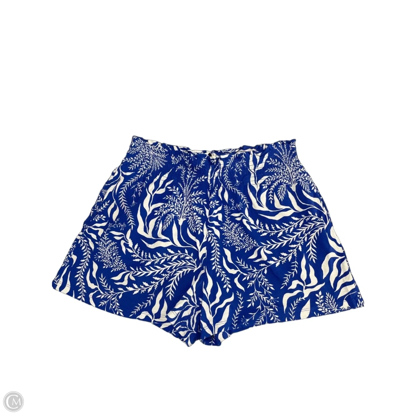 Shorts By H&m In Blue & White, Size: L