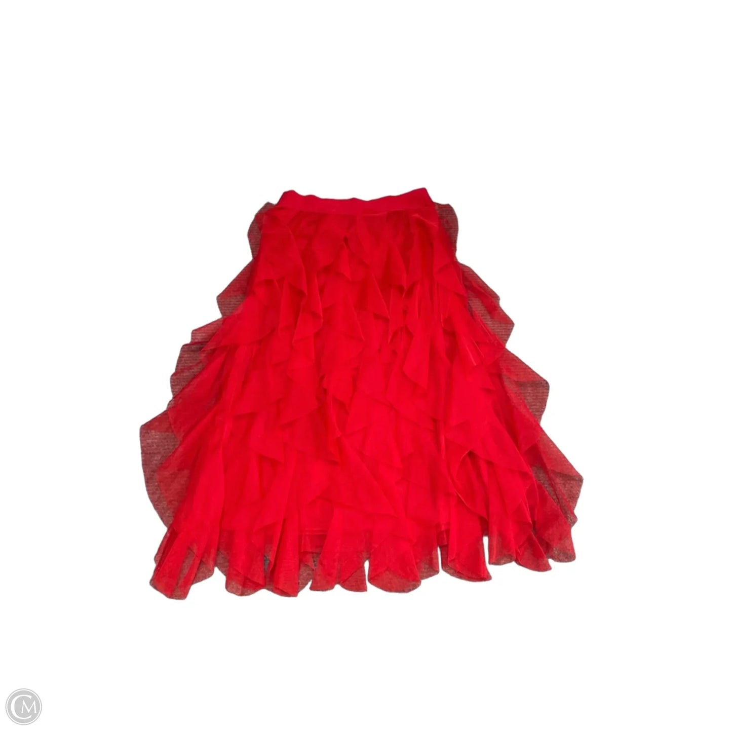 Skirt Midi By Cato In Red, Size: S