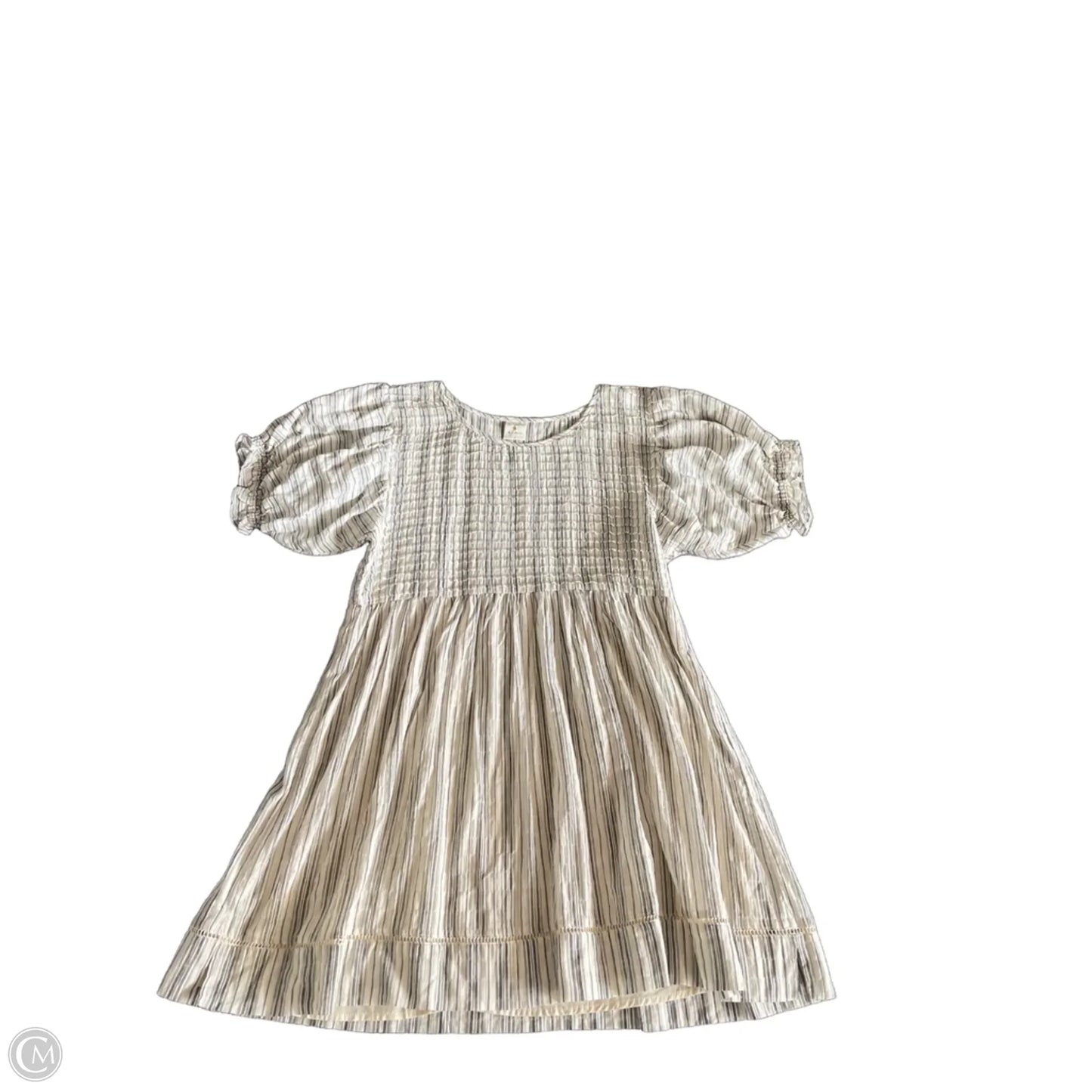 Dress Casual Short By By Together In Cream & Grey, Size: S