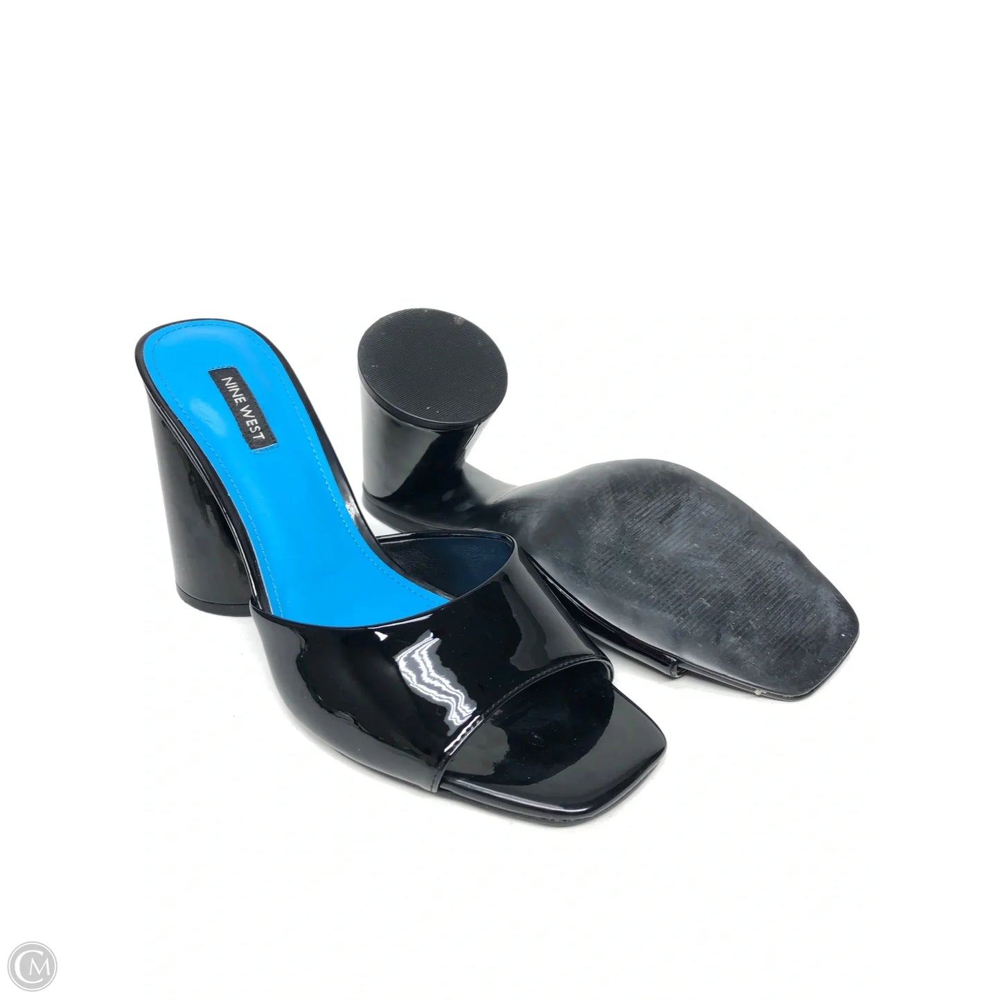 Shoes Heels Block By Nine West In Black, Size: 11