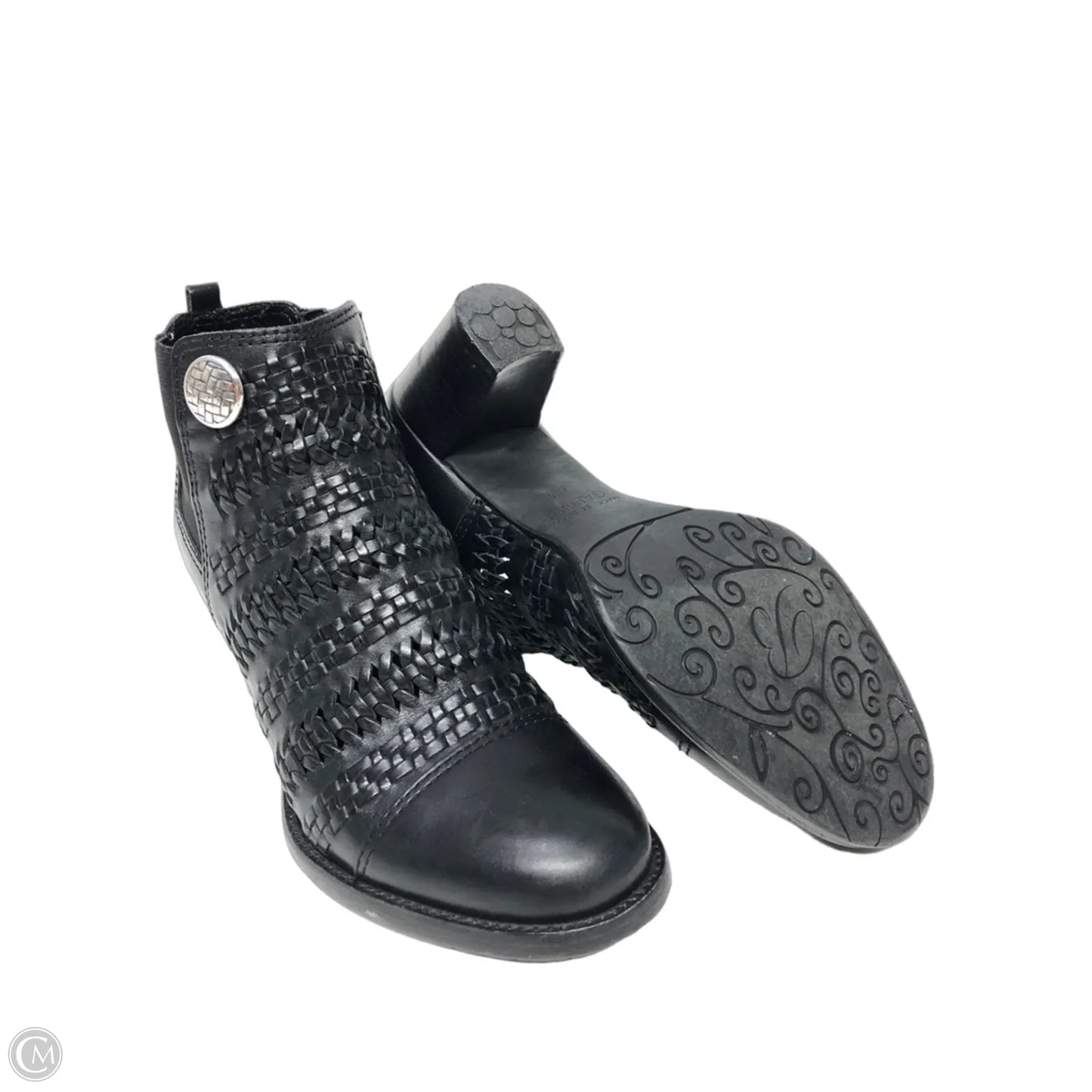 Boots Ankle Heels By Brighton In Black, Size: 6