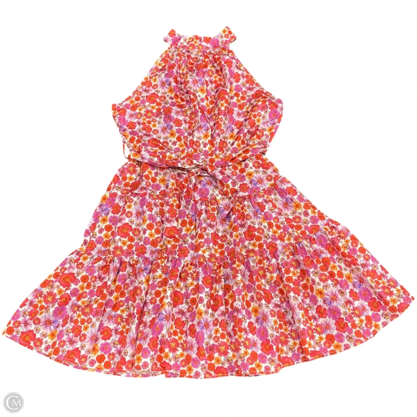 Dress Casual Short By Cme In Floral Print, Size: Xl