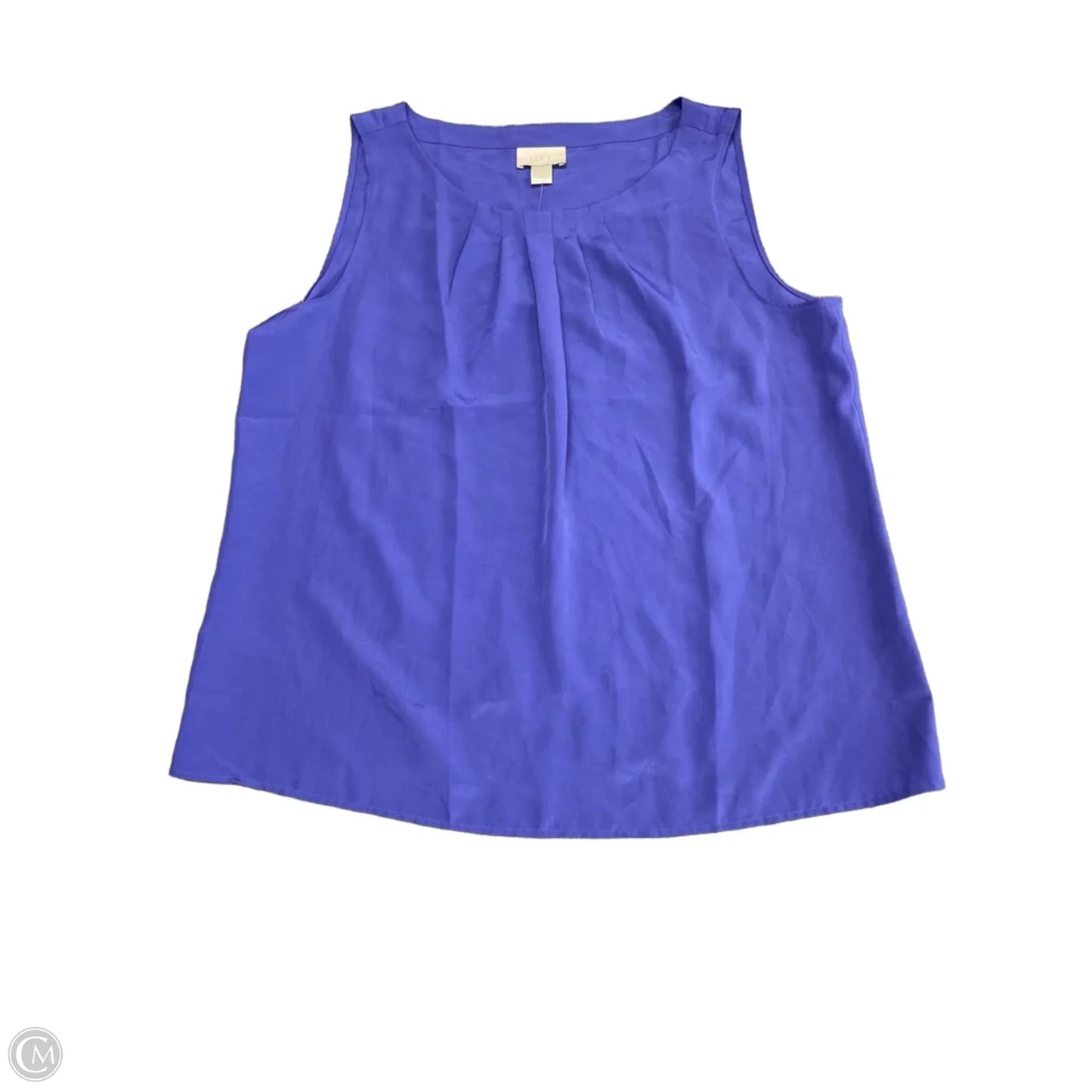 Top Sleeveless By Loft In Blue & Purple, Size: Xl