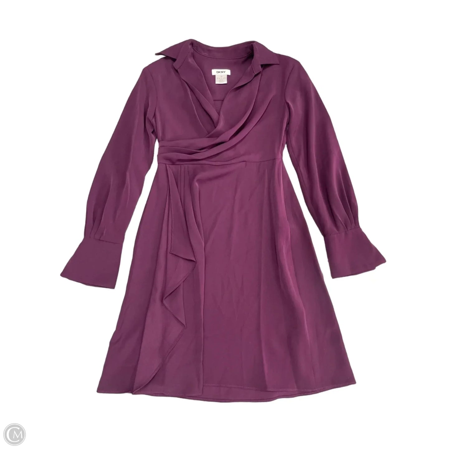 Dress Casual Short By Dkny In Purple, Size: 2