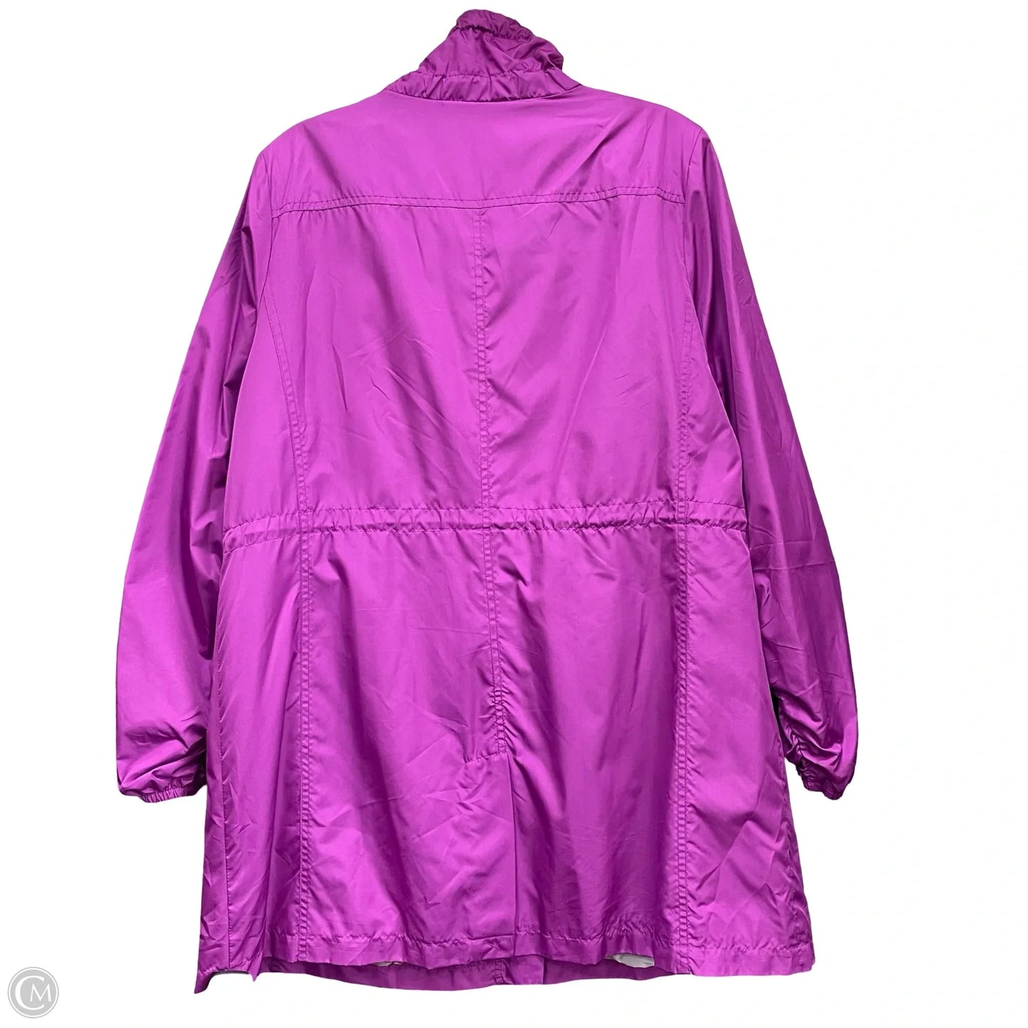 Jacket Windbreaker By Alfani In Purple, Size: 1x