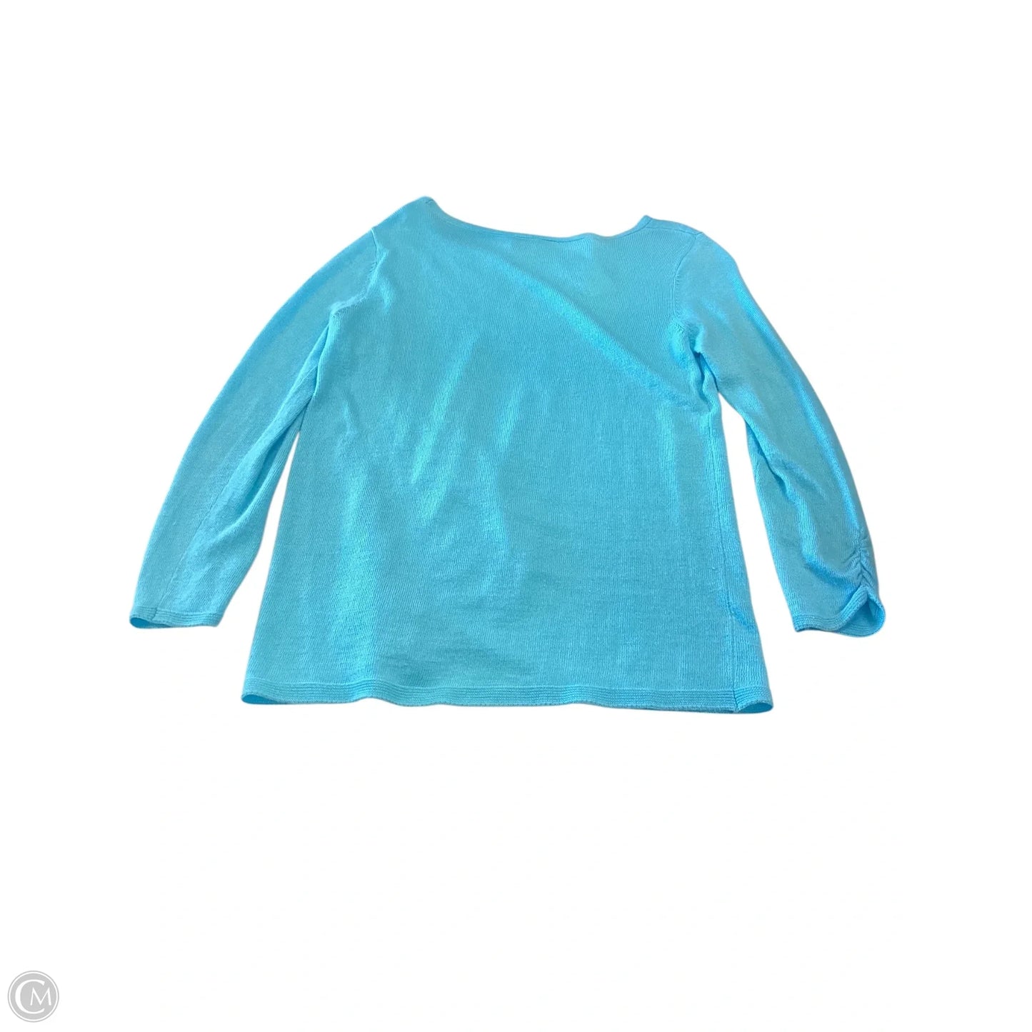 Top Long Sleeve By Chicos In Blue, Size: medium