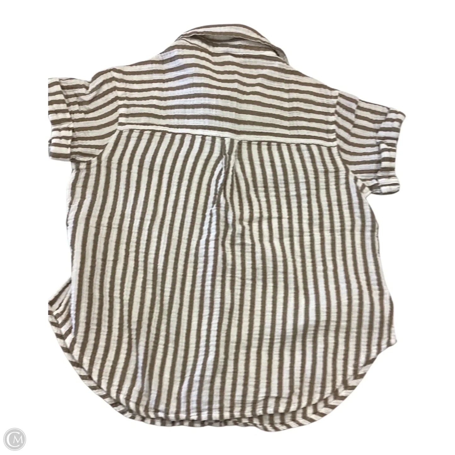 Top Short Sleeve By Ana In Striped Pattern, Size: Sp