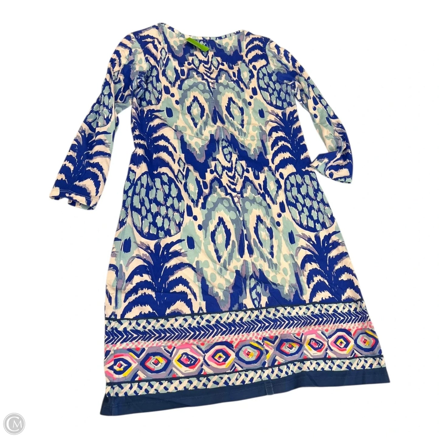 Dress Designer By Lilly Pulitzer In Blue & White, Size: Xs