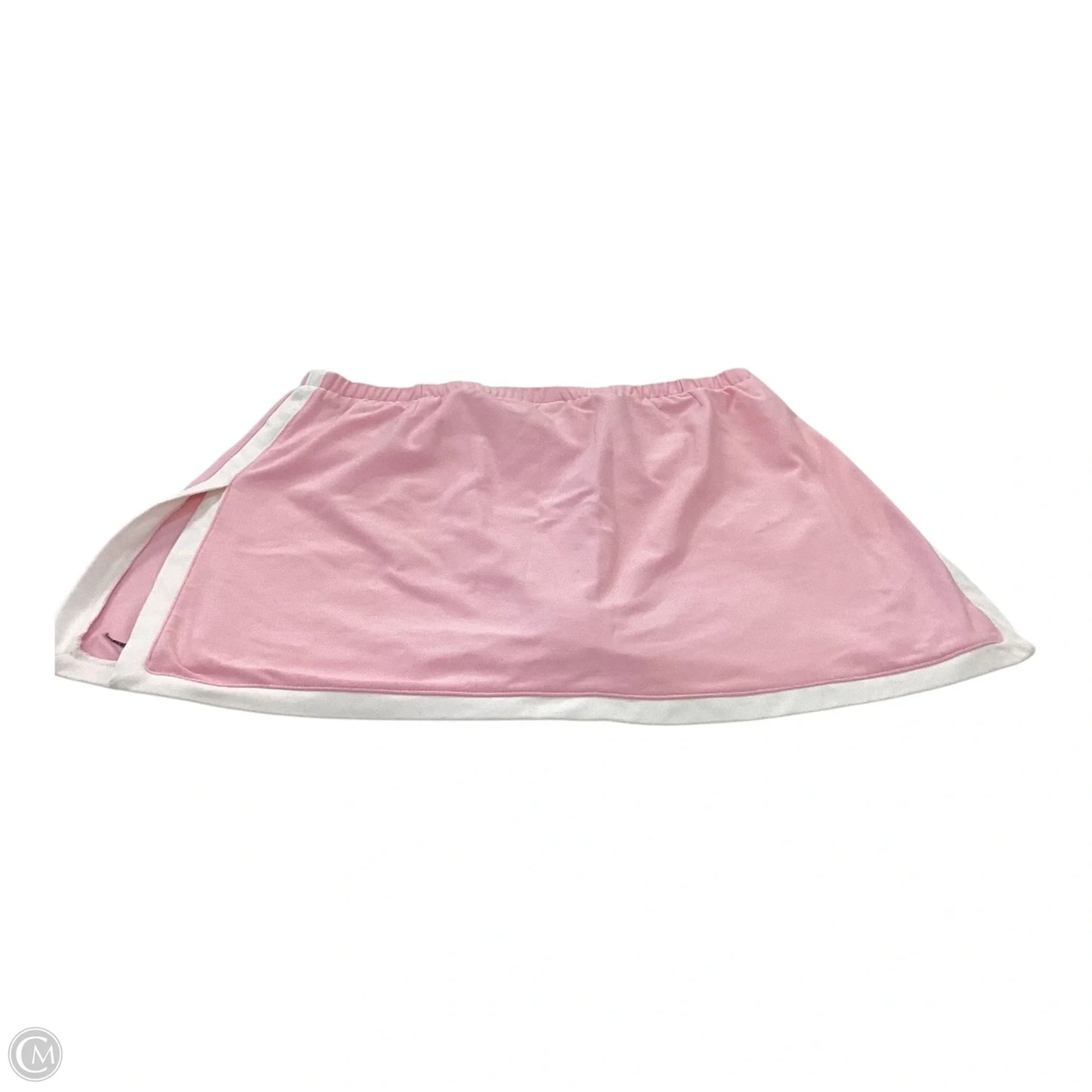 Skort By Nike In Pink & White, Size: M