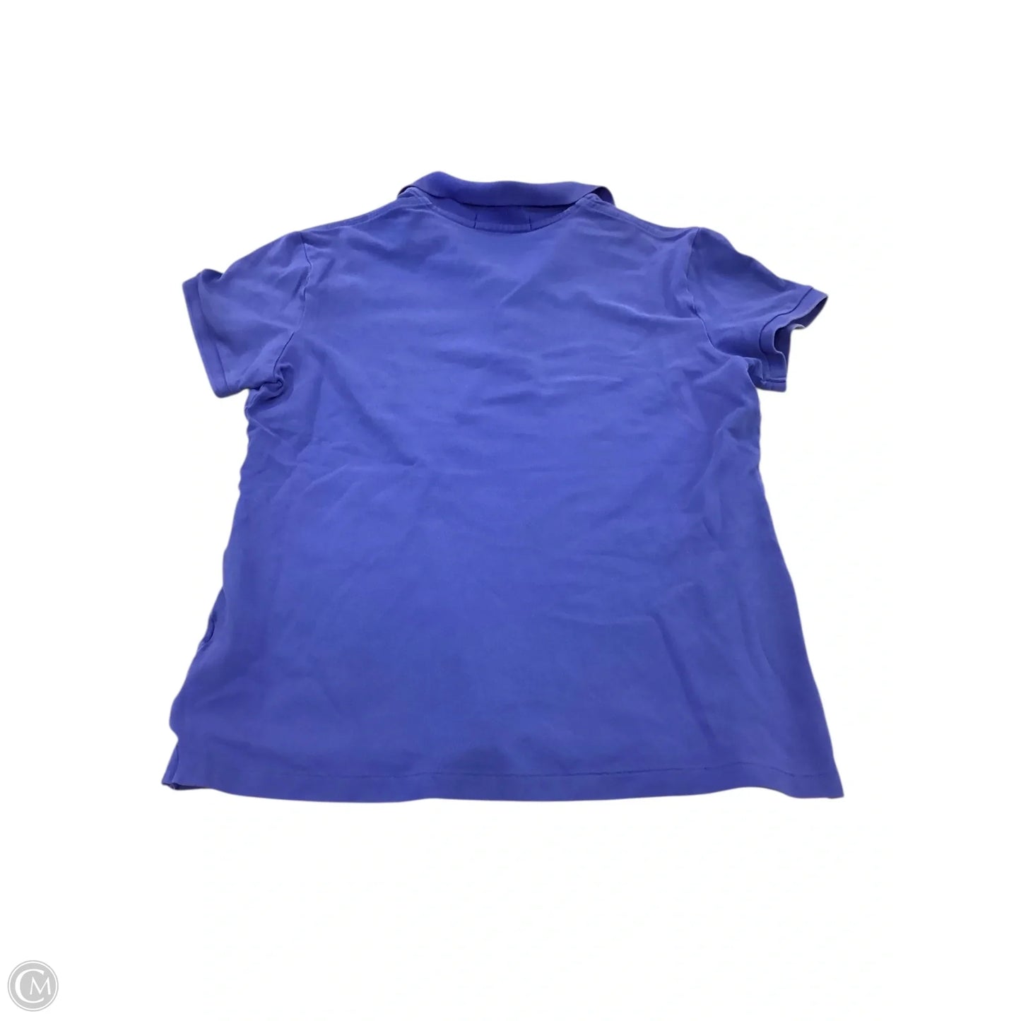 Top Short Sleeve By Polo Ralph Lauren In Blue, Size: M