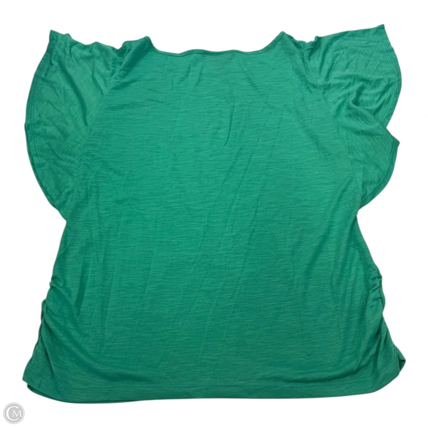 Top Short Sleeve By Style And Company In Green, Size: L
