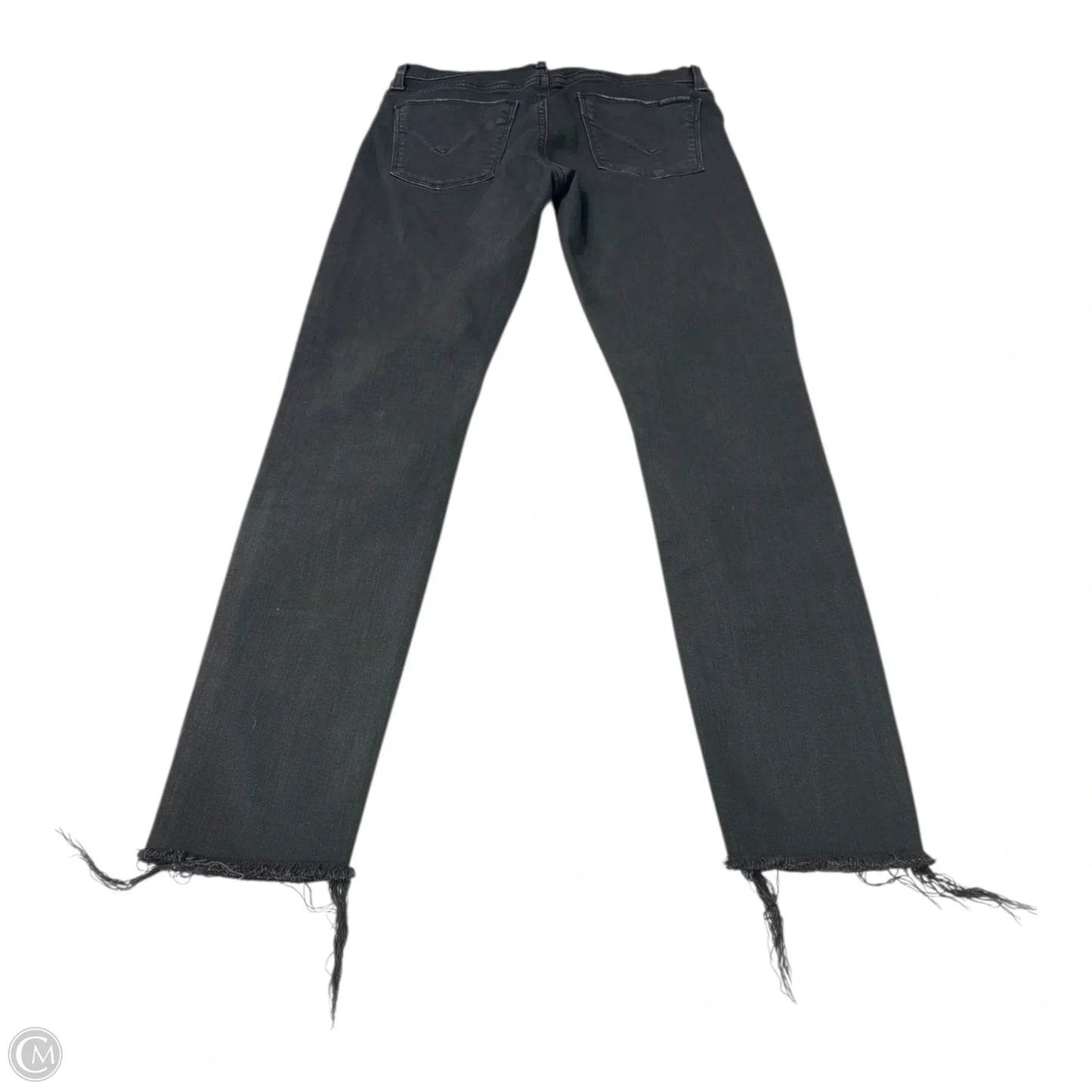 Jeans Skinny By Hudson In Black Denim, Size: 4
