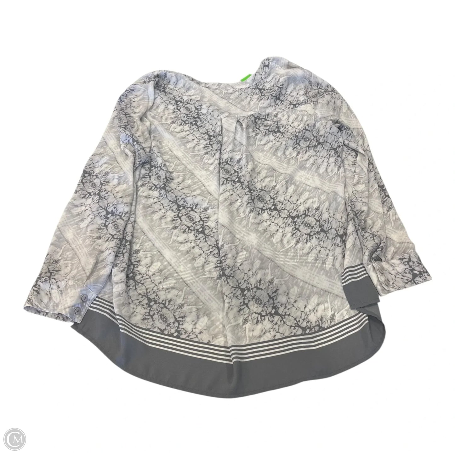 Top Long Sleeve By Rose And Olive In Grey, Size: Xl