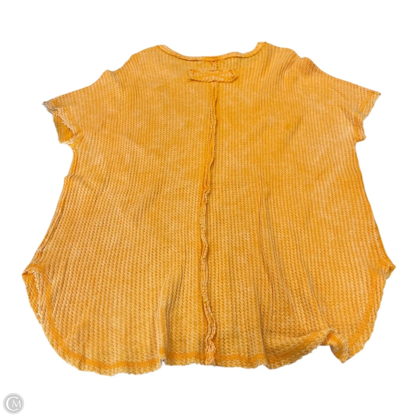 Top Short Sleeve By Zenana In Yellow, Size: M